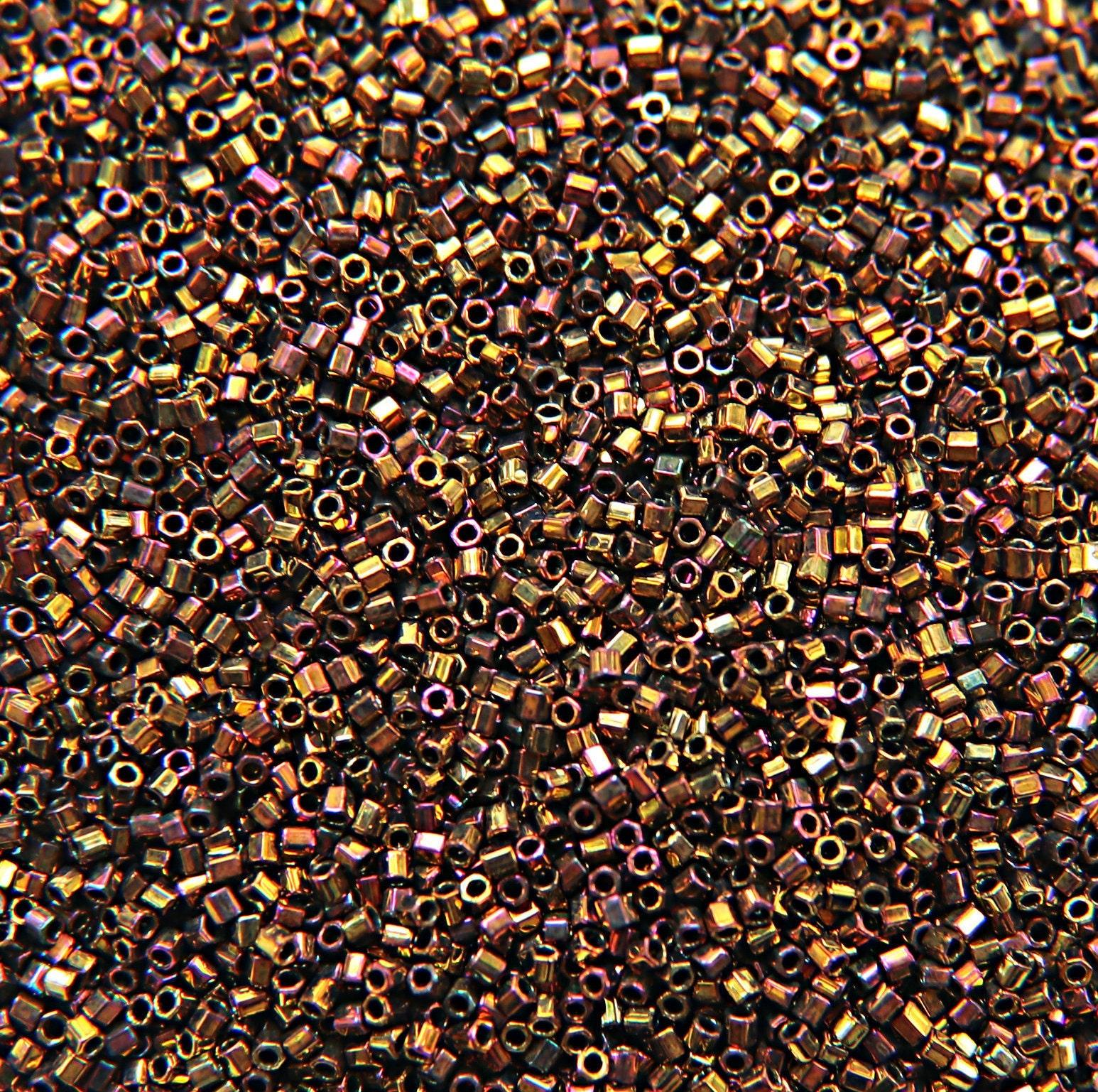 15/0 MIYUKI Hex Metallic Gold Iris Japanese Beads 10/20/50/100 Grams PREMIUM SUPPLIES