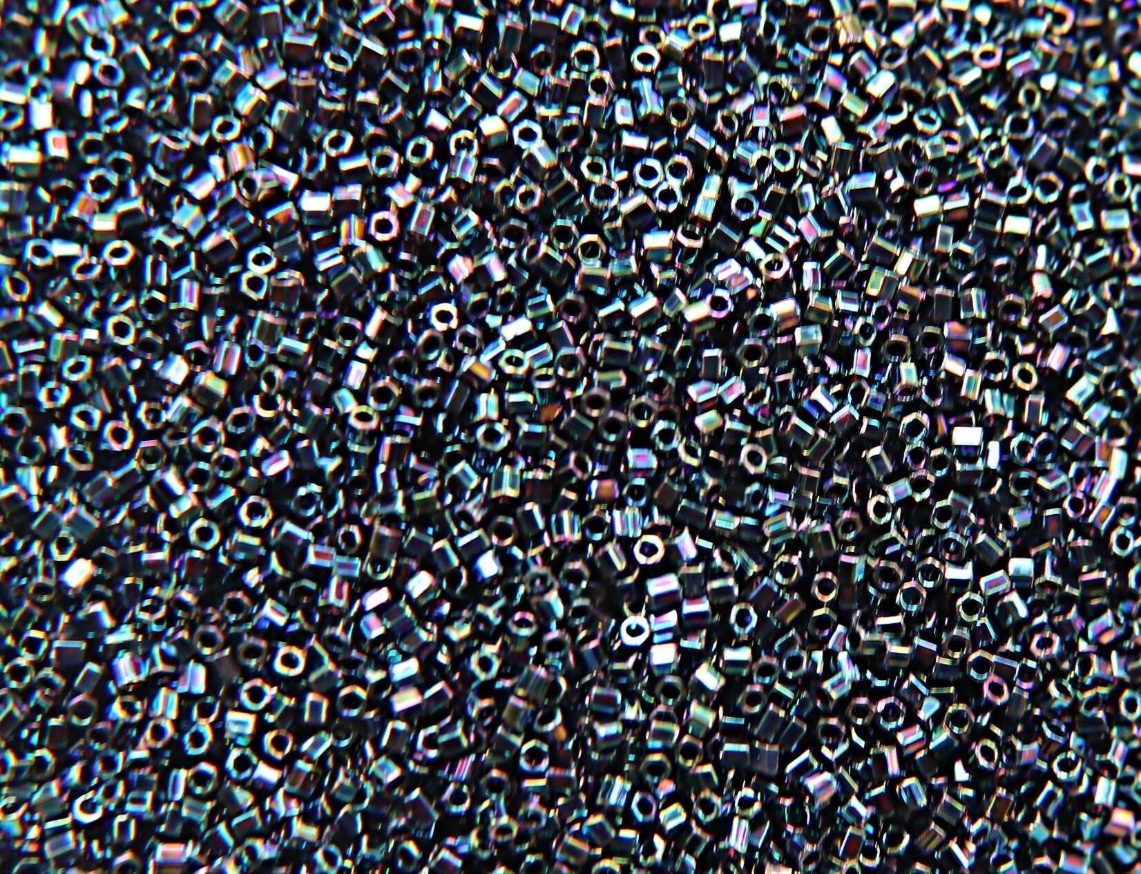 Miyuki Delica 3 Cuts Metallic VARIEGATED BLUE IRIS Japanese Beads 10/20/50/100 Grams Premium Supplies
