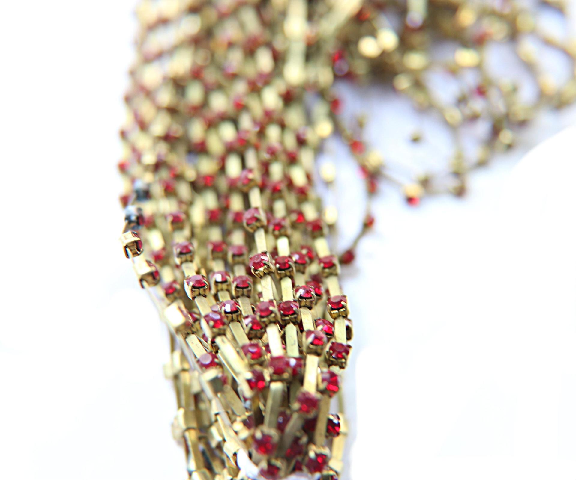 12 SS Vintage Fancy Rhinestone Chain Swarovski in Siam 3mm 0.5/1/2/5 Meters