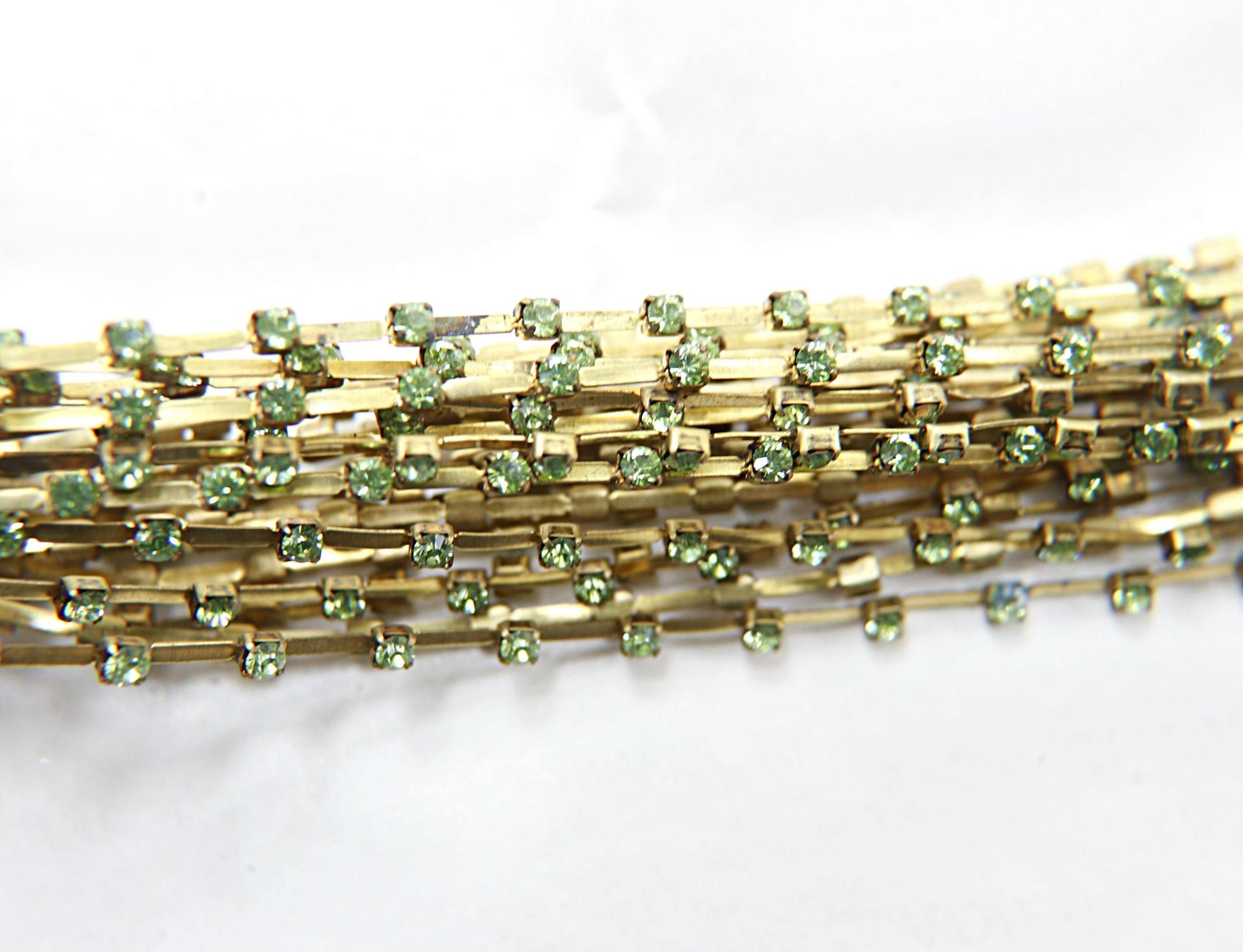 12 SS Vintage Fancy Rhinestone Chain Swarovski in Peridot 3mm 0.5/1/2/5 Meters