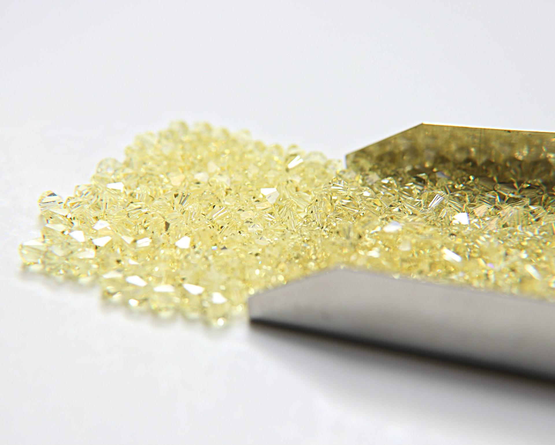 3mm Jonquil Swarovski Bicone 36/72/144/432/720 Pieces Jewelry findings, embroidery materials, jewelry making, craft supplies, pearls crystal