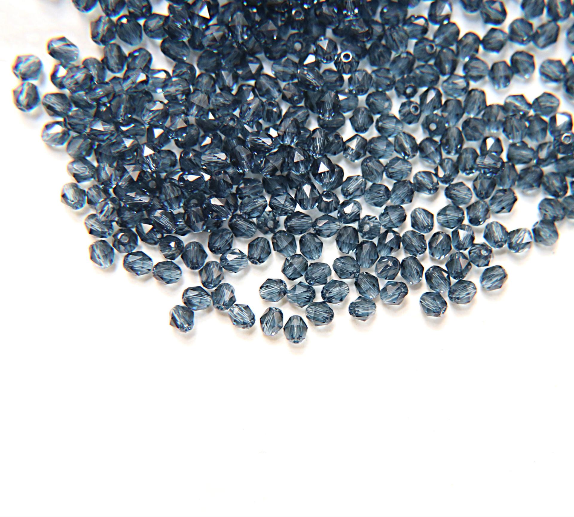 4mm Swarovski MONTANA Beads 5025 Faceted Oval Bead 6/12/36/72/144/288/720/1440 Pieces Jewelry making beads