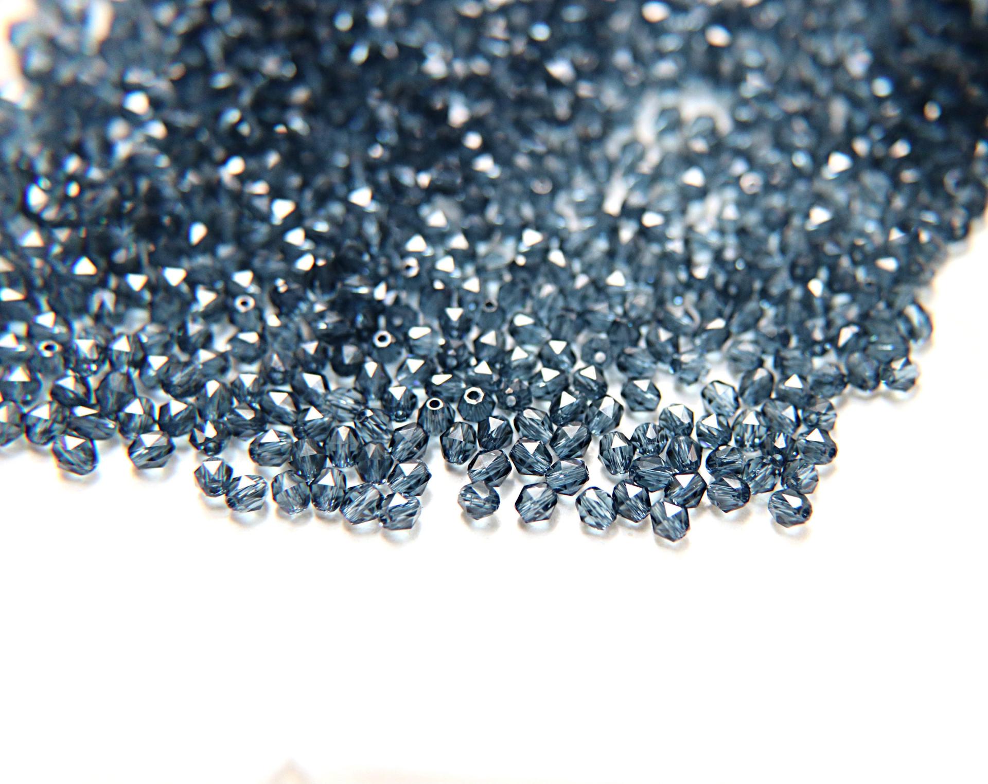 4mm Swarovski MONTANA Beads 5025 Faceted Oval Bead 6/12/36/72/144/288/720/1440 Pieces Jewelry making beads