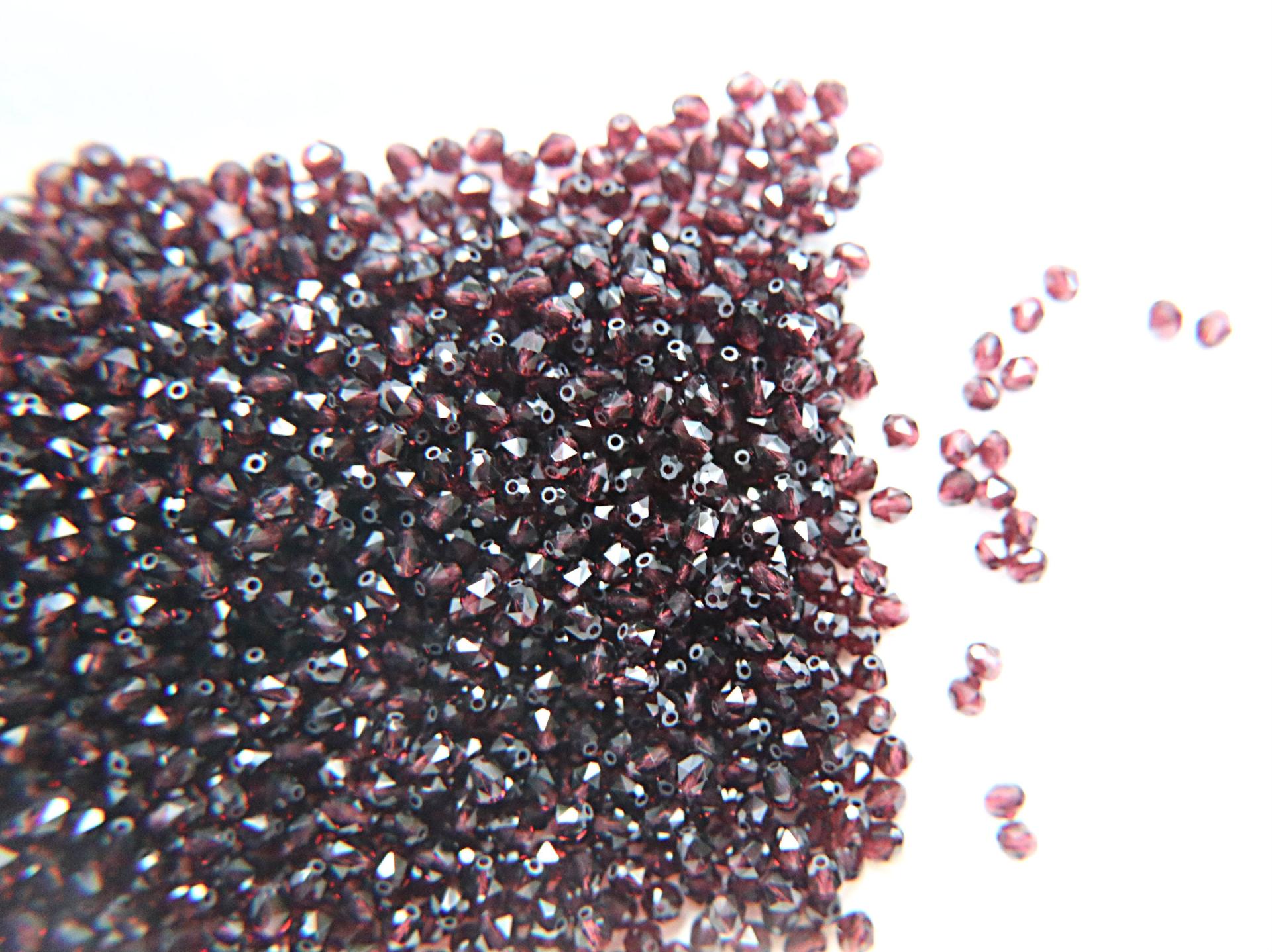 4mm Swarovski BURGUNDY Beads 5025 Faceted Oval Bead 6/12/36/72/144/288/720/1440 Pieces Jewelry making beads