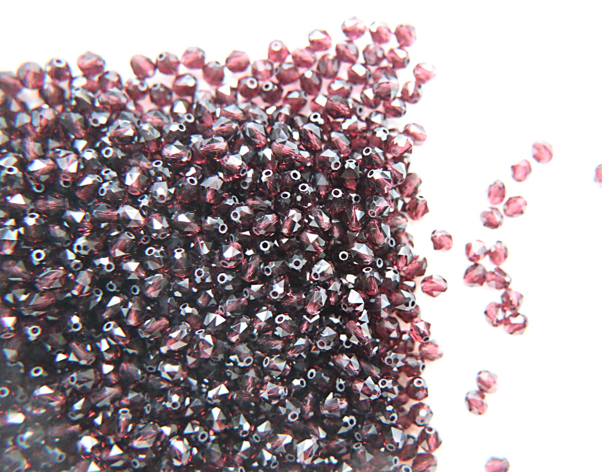 4mm Swarovski BURGUNDY Beads 5025 Faceted Oval Bead 6/12/36/72/144/288/720/1440 Pieces Jewelry making beads