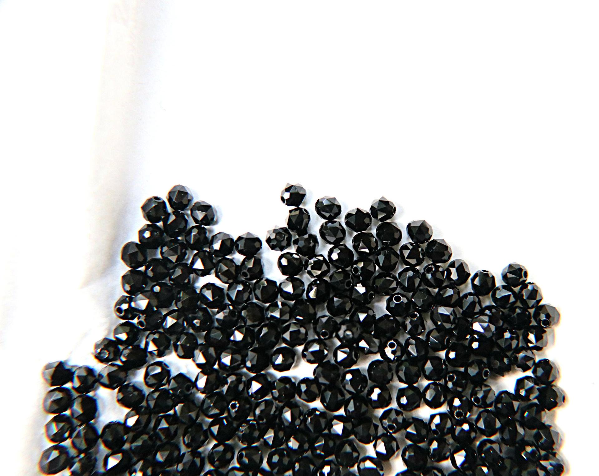4mm Swarovski JET Beads 5025 Faceted Oval Bead 6/12/36/72/144/288/720/1440 Pieces Jewelry making beads