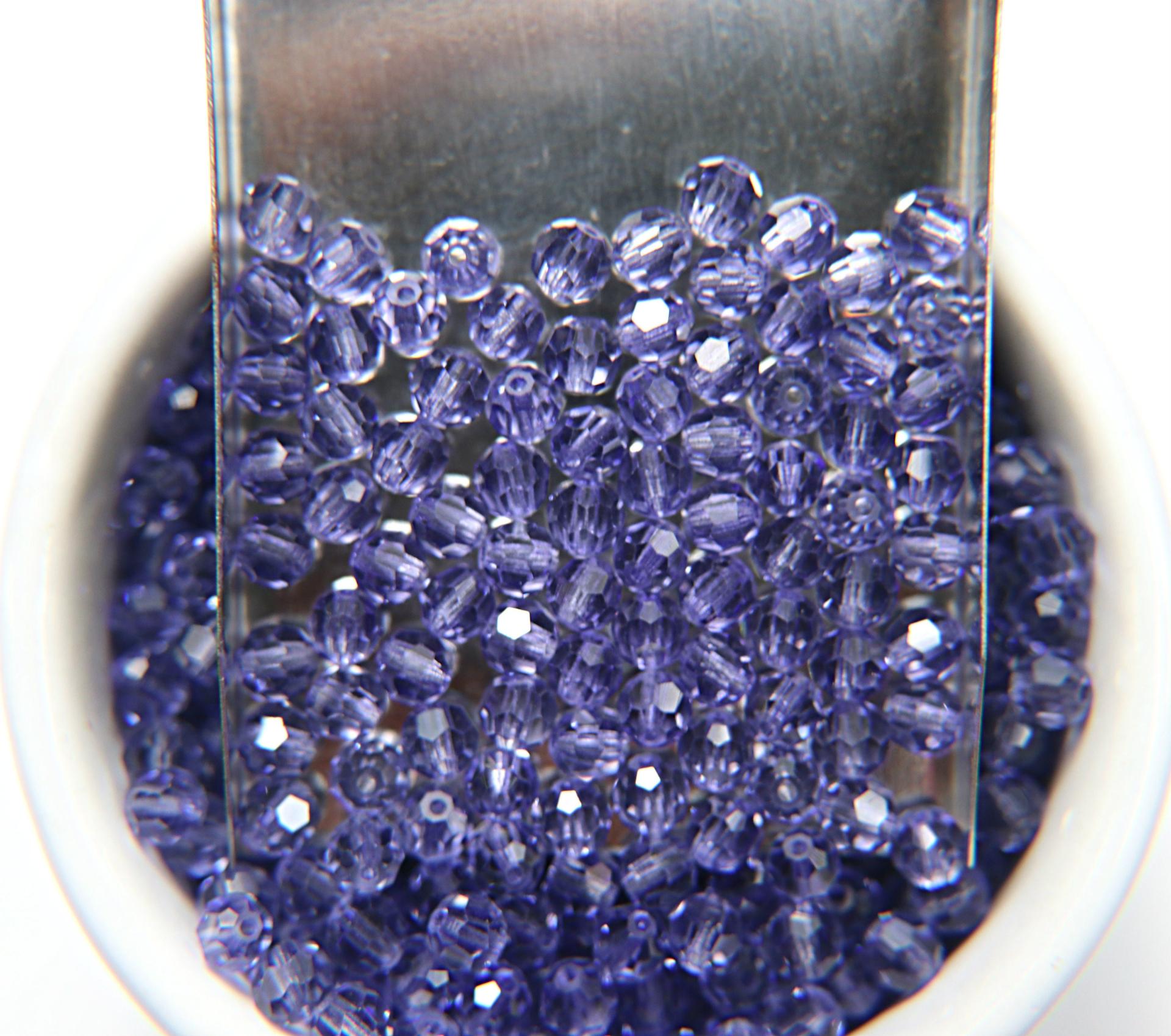 5mm Swarovski Elements Article 5000 Tanzanite Faceted Round Beads 6/12/36/172/44/288/720 Pieces