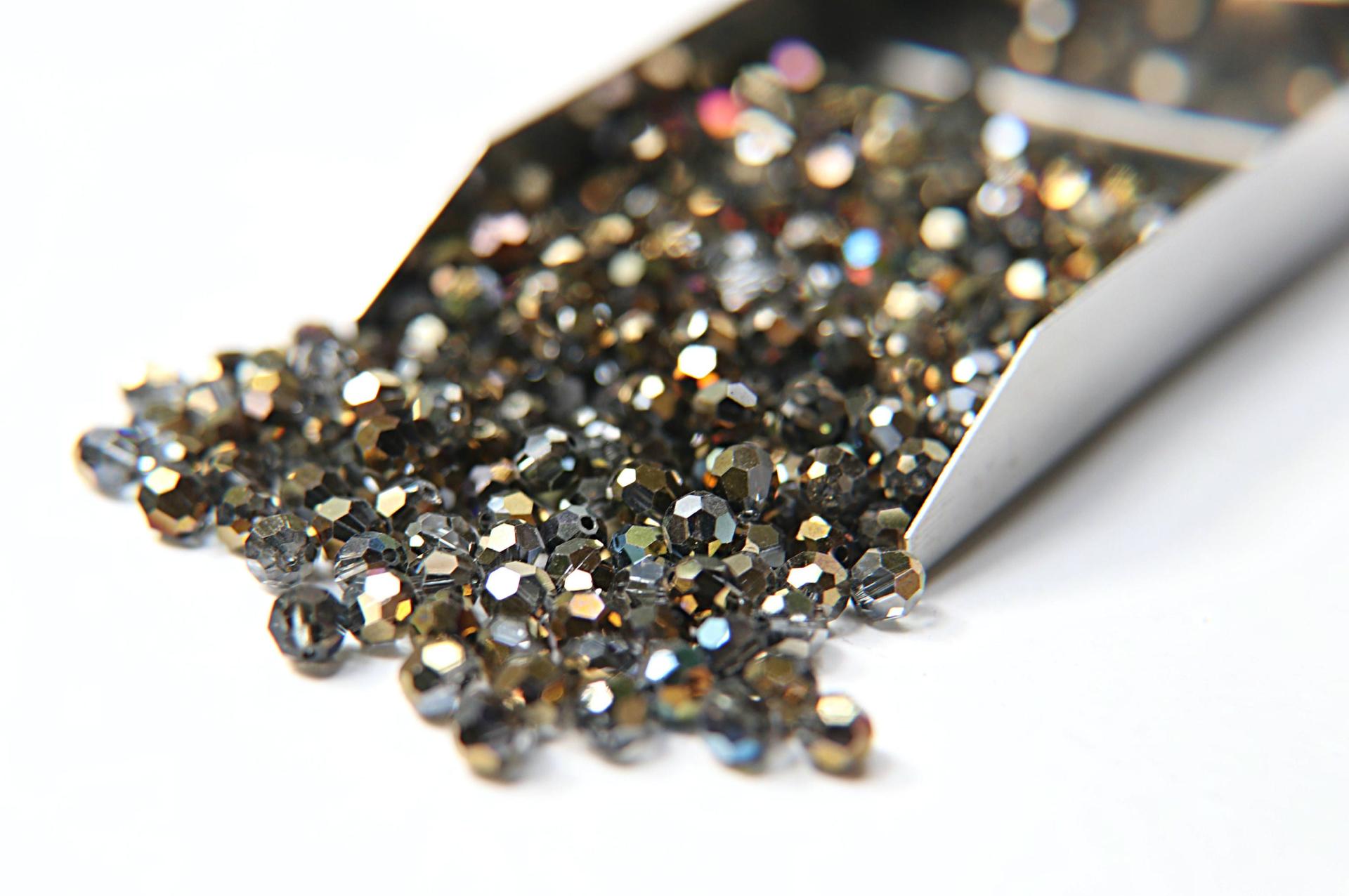 5mm Swarovski Elements Article 5000 Crystal Dorado Faceted Round Beads 6/12/36/172/44/288/720 Pieces