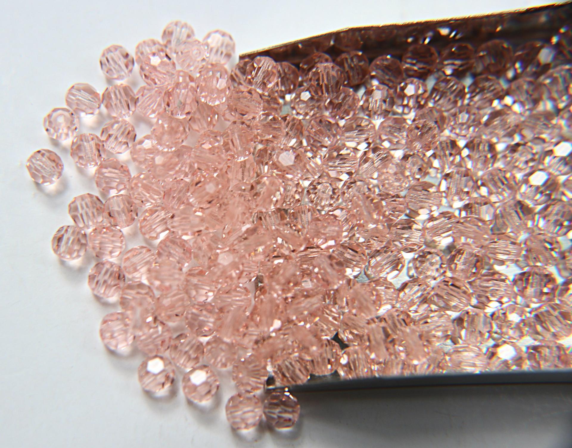 5mm Swarovski Elements Article 5000 Blush Rose Faceted Round Beads 6/12/36/172/44/288/720 Pieces
