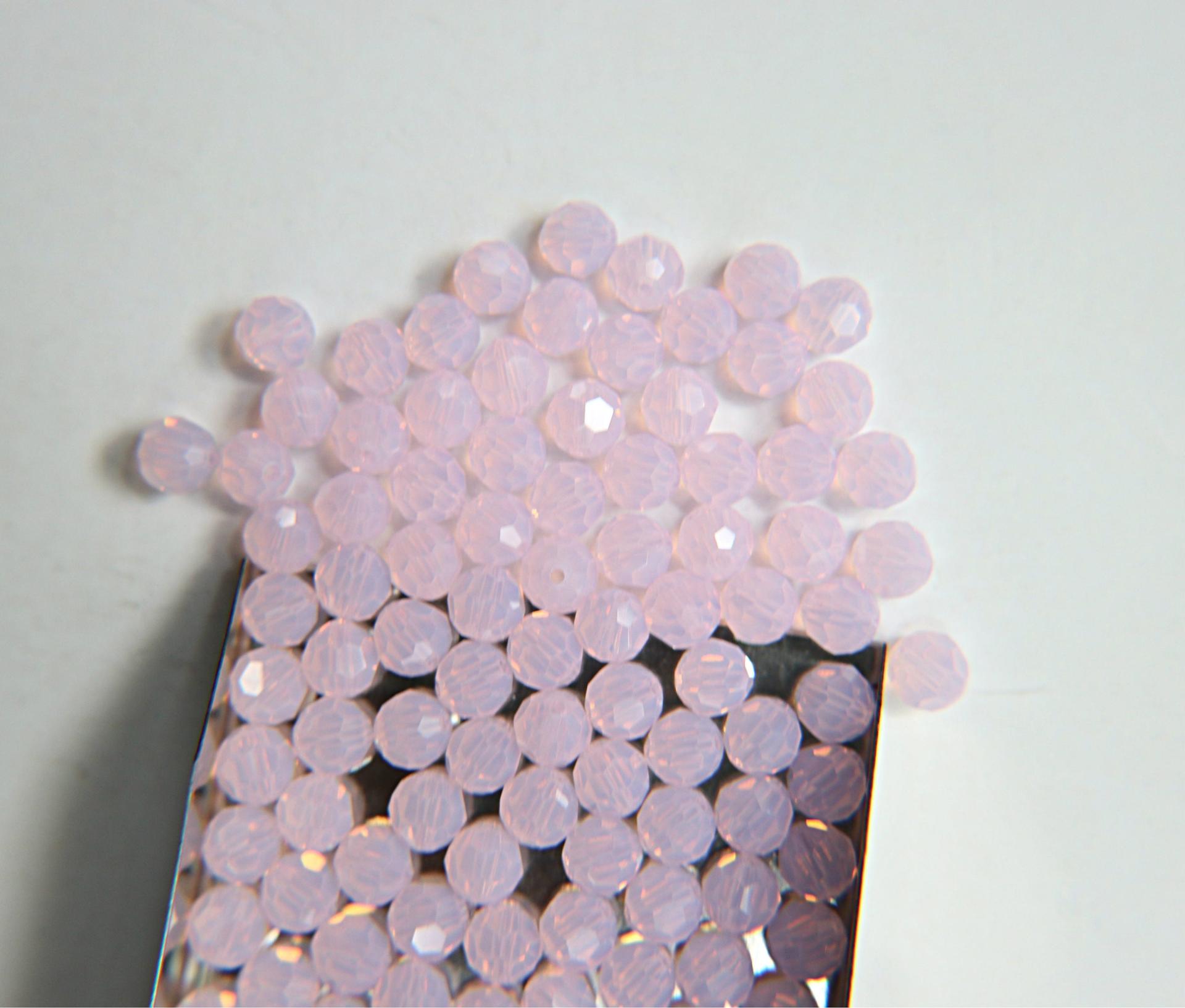 6mm Swarovski Elements Article 5000 Rose Water Opal Faceted Round Beads 6/12/36/172/44/288/720 Pieces