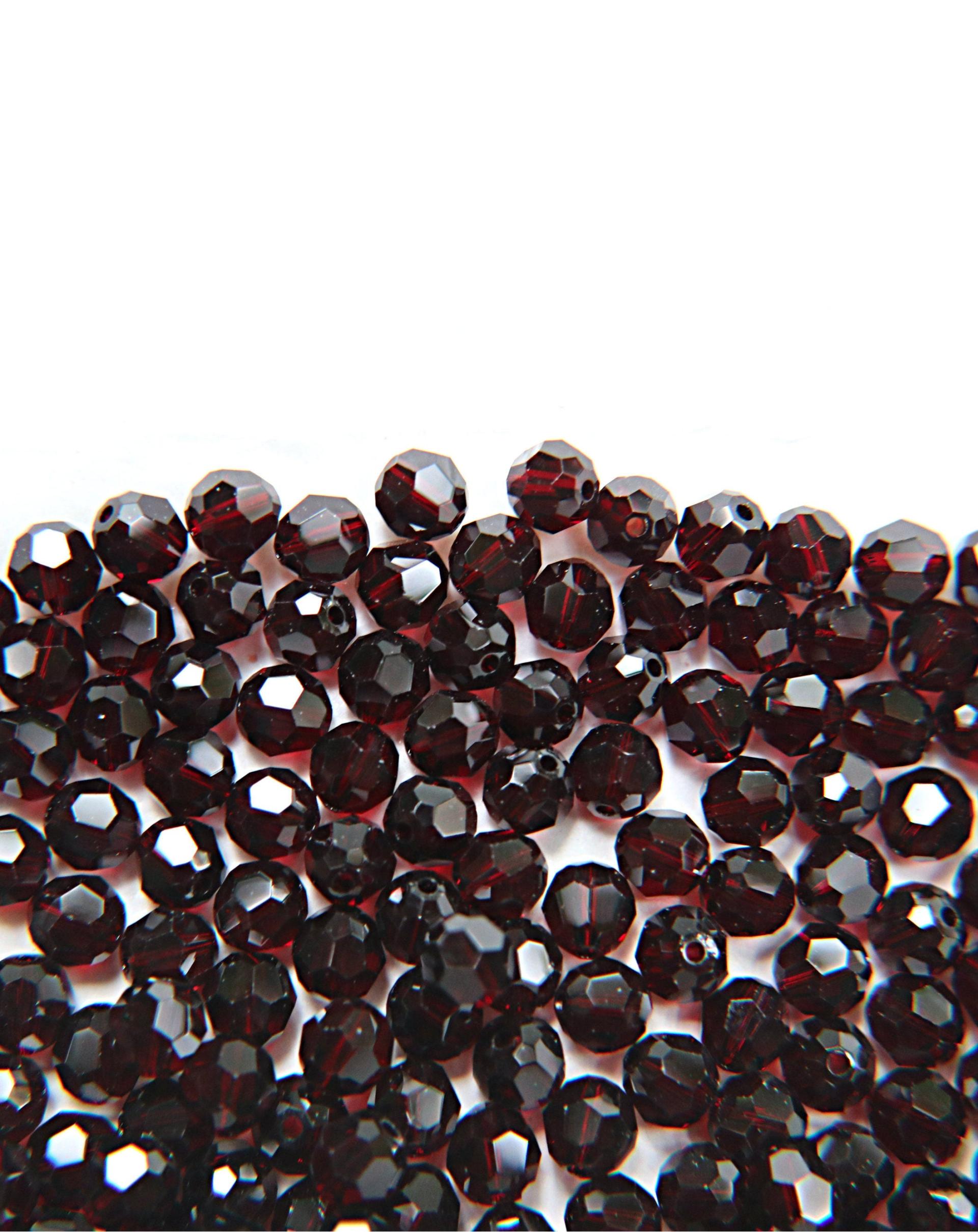 6mm Swarovski Elements Article 5000 Garnet Faceted Round Beads 6/12/36/172/44/288/720 Pieces
