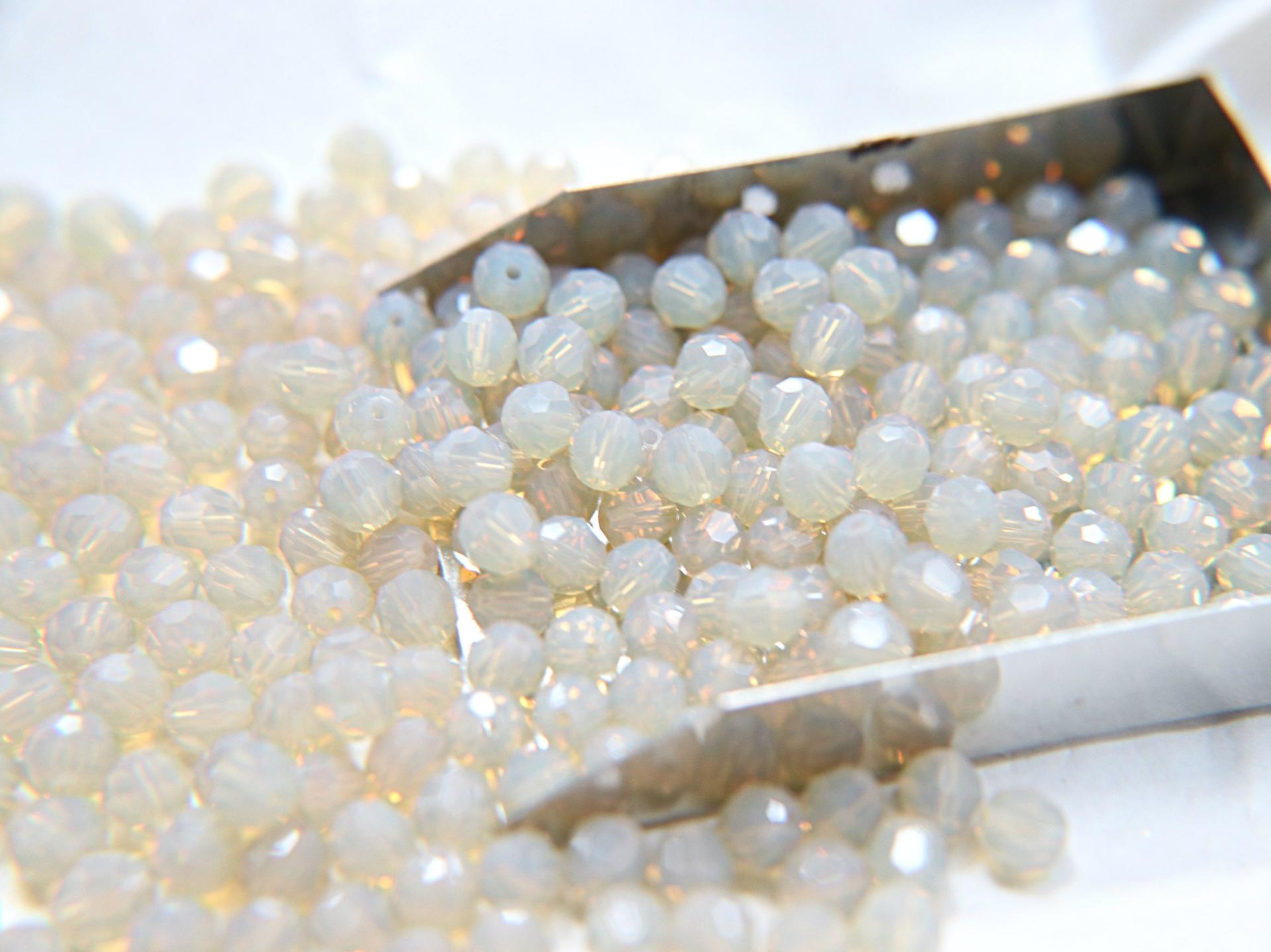 6mm Swarovski Elements Article 5000 Sand Opal Faceted Round Beads 6/12/36/172/44/288/720 Pieces