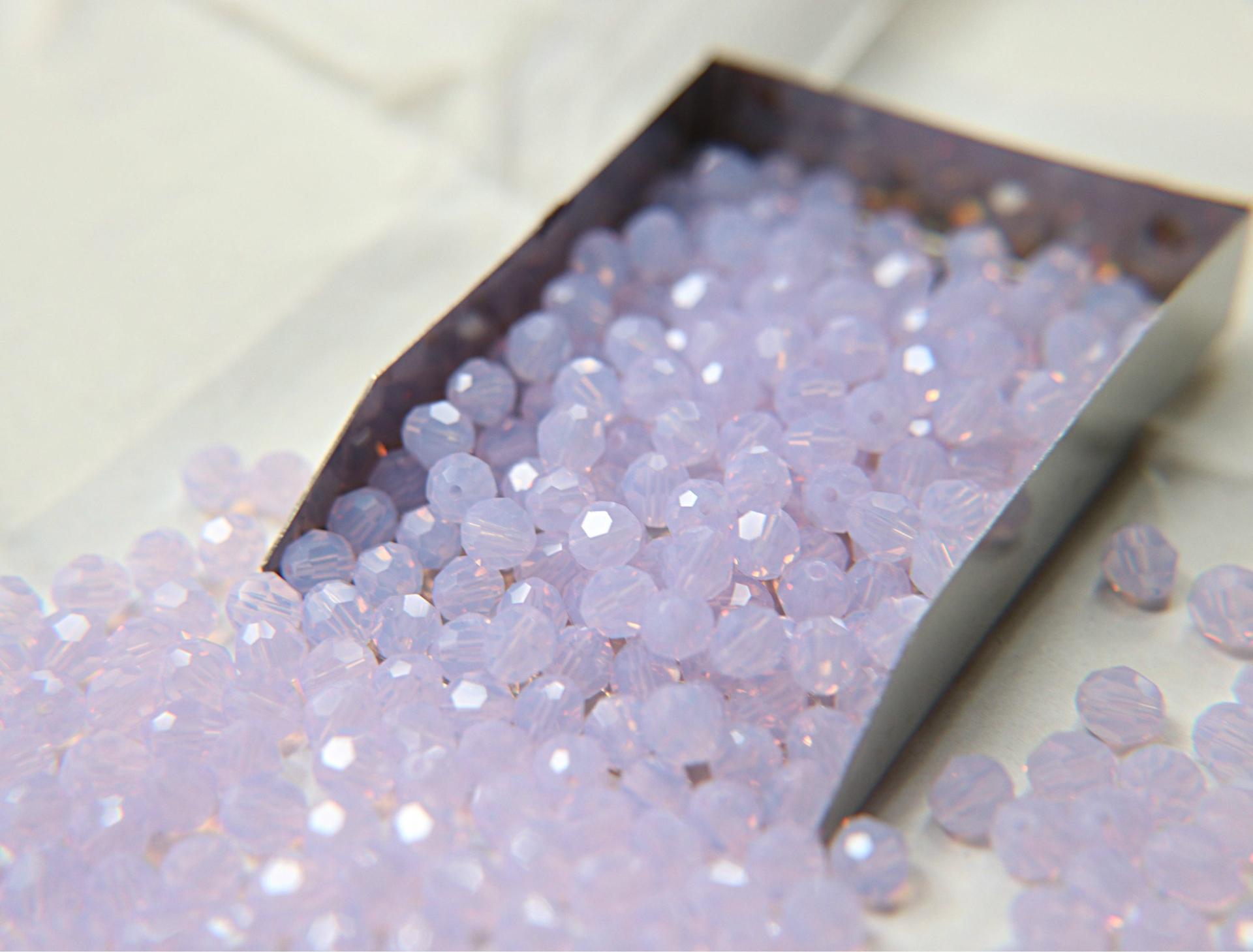 6mm Swarovski Elements Article 5000 Violet Opal Faceted Round Beads 6/12/36/172/44/288/720 Pieces