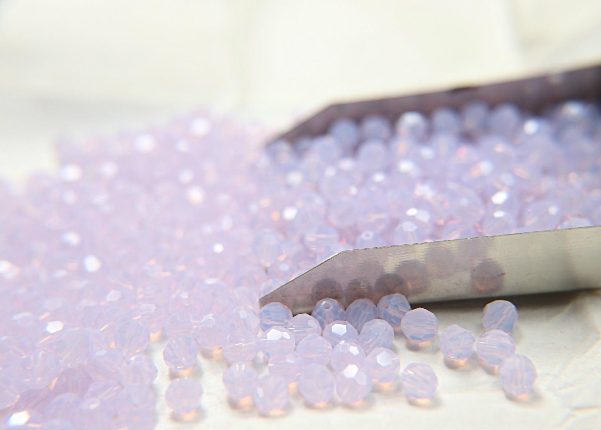 6mm Swarovski Elements Article 5000 Violet Opal Faceted Round Beads 6/12/36/172/44/288/720 Pieces