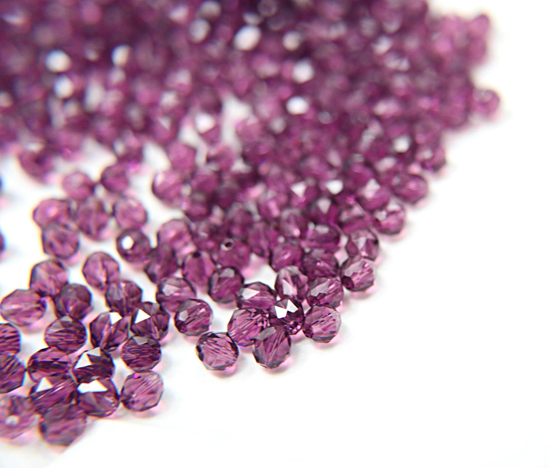 6mm Swarovski Elements Article 5025 AMETHYST Faceted Oval Bead 6/12/36/172/44/288/720 Pieces