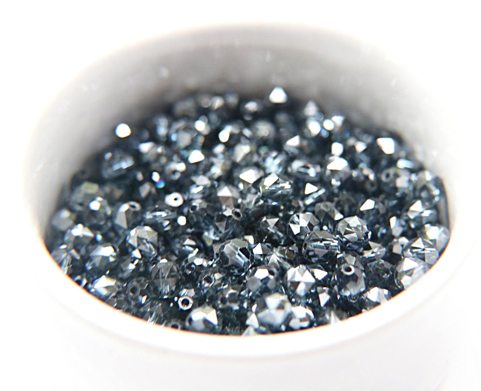 6mm Swarovski Elements Article 5025 Montana SATIN Faceted Oval Bead 6/12/36/172/44/288/720 Pieces