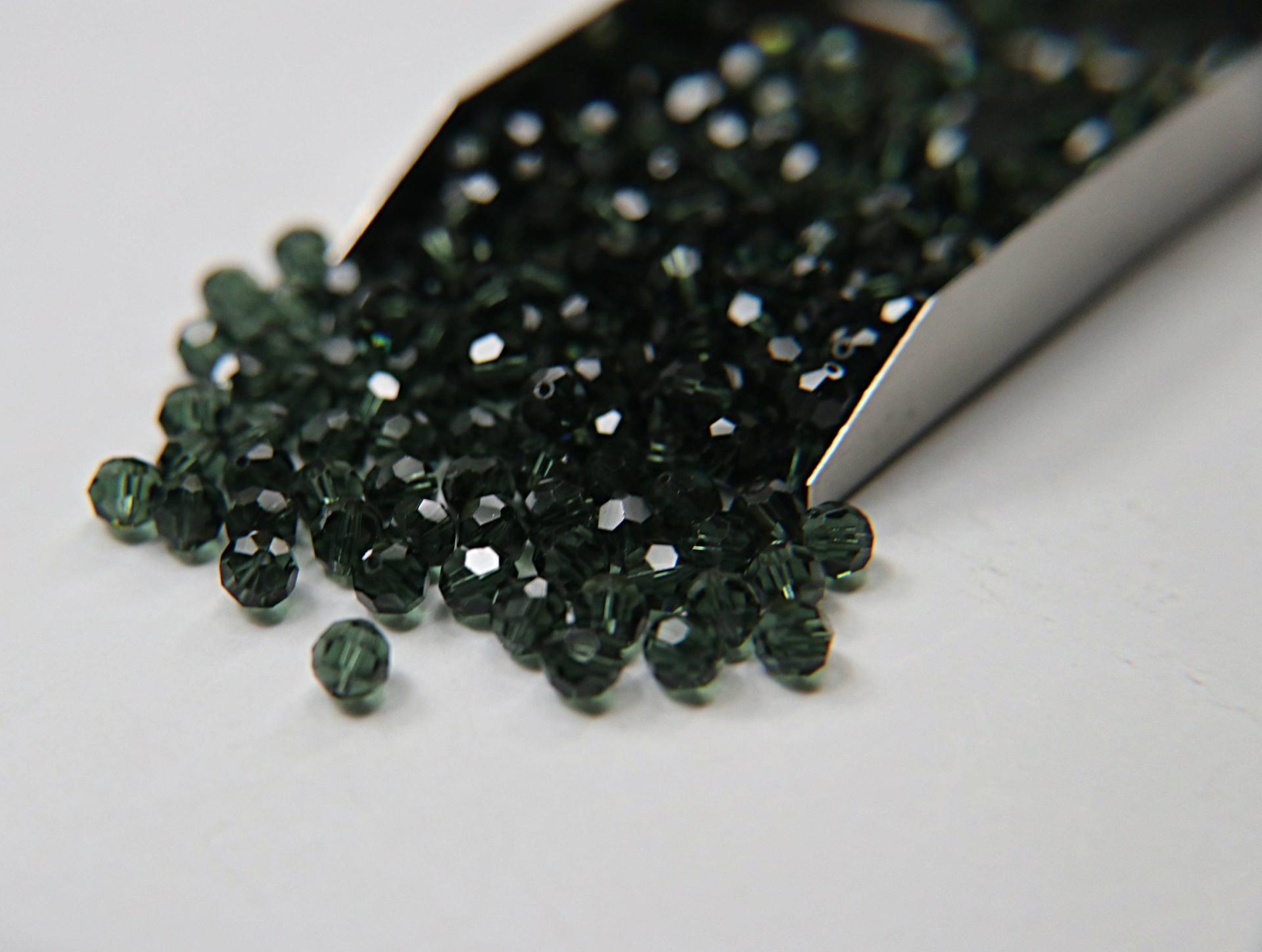 6mm Swarovski Elements Article 5000 Green Tourmaline Faceted Round Beads 6/12/36/172/44/288/720 Pieces