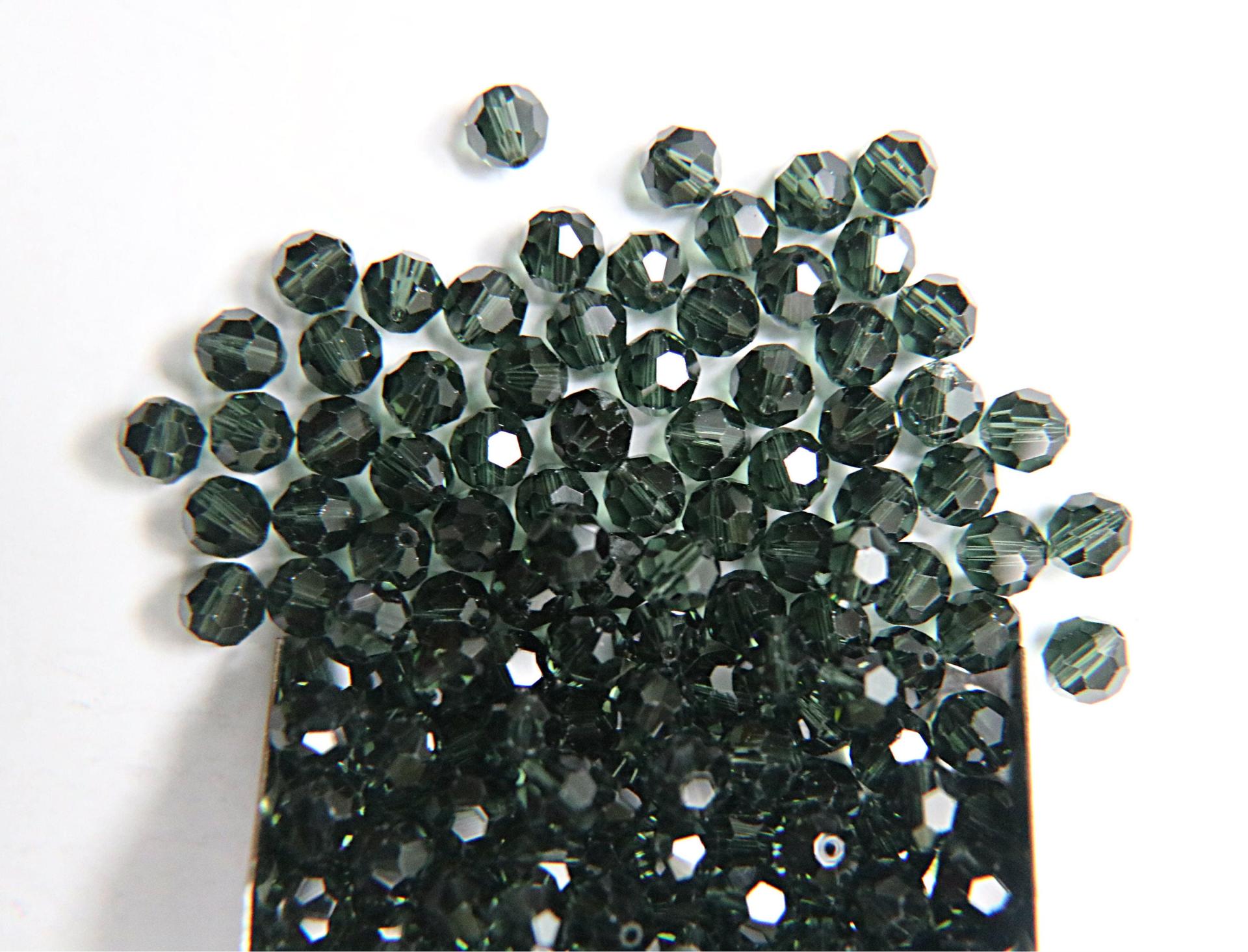6mm Swarovski Elements Article 5000 Green Tourmaline Faceted Round Beads 6/12/36/172/44/288/720 Pieces