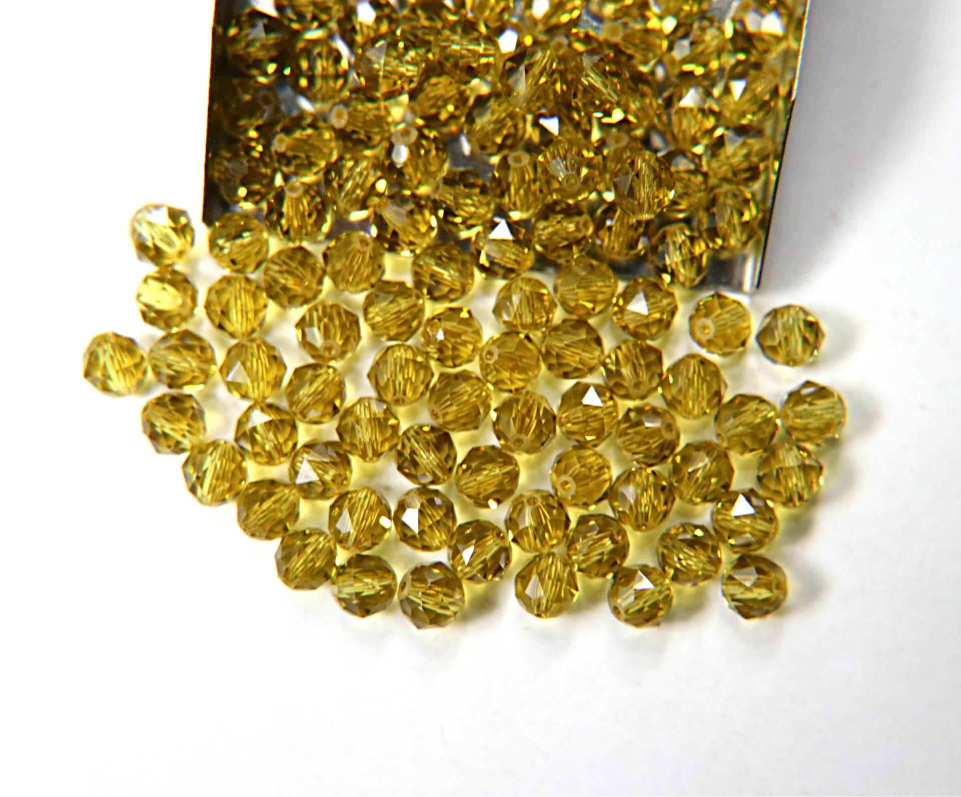 6mm Swarovski Elements Article 5025 Lime (385) Faceted Oval Bead 6/12/36/172/44/288/720 Pieces
