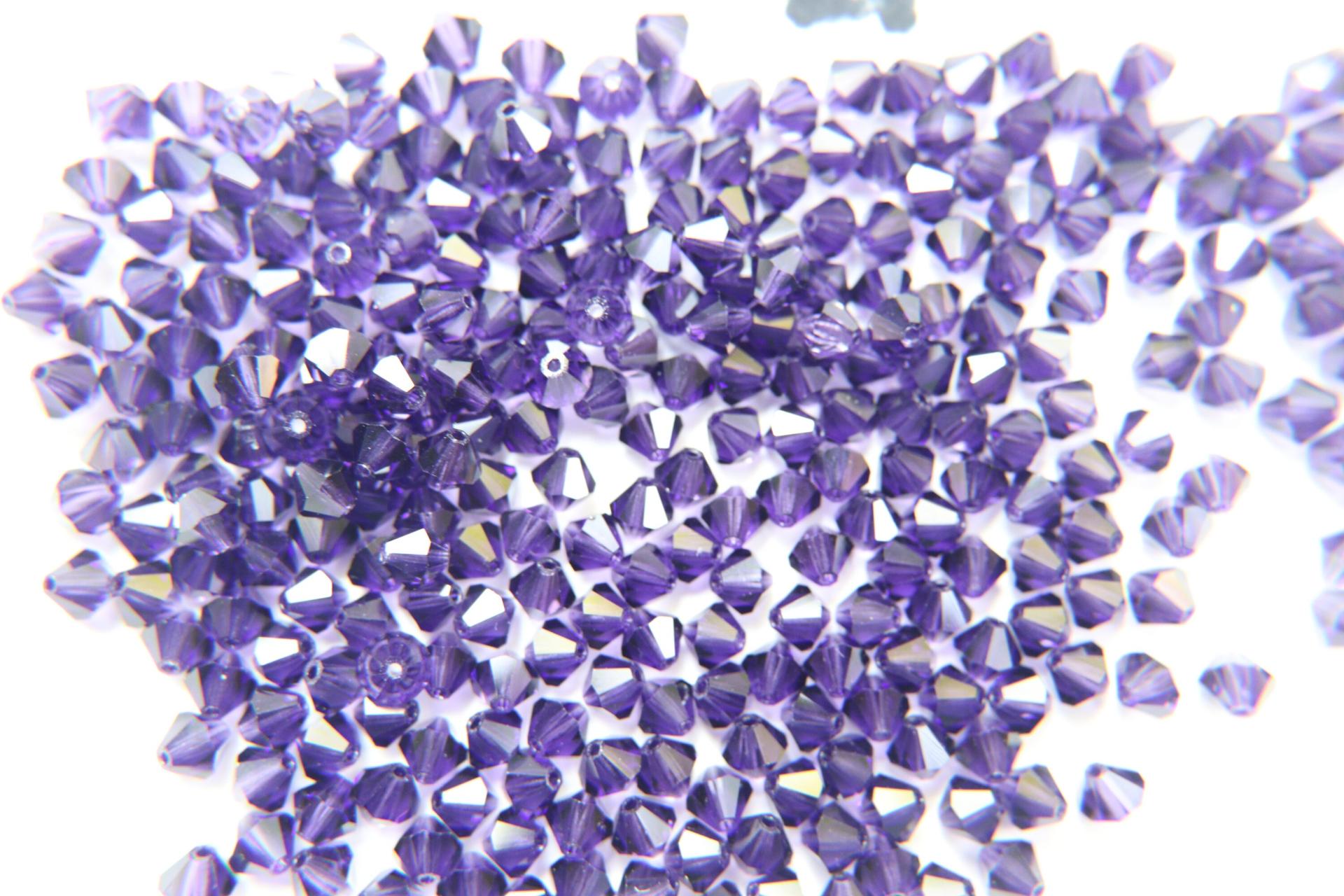 6 mm Deep Tanzanite Preciosa Vintage Bicones 12/36/72/144/288 Pieces Jewelry making beads Made in Czech Republic embroidery materials
