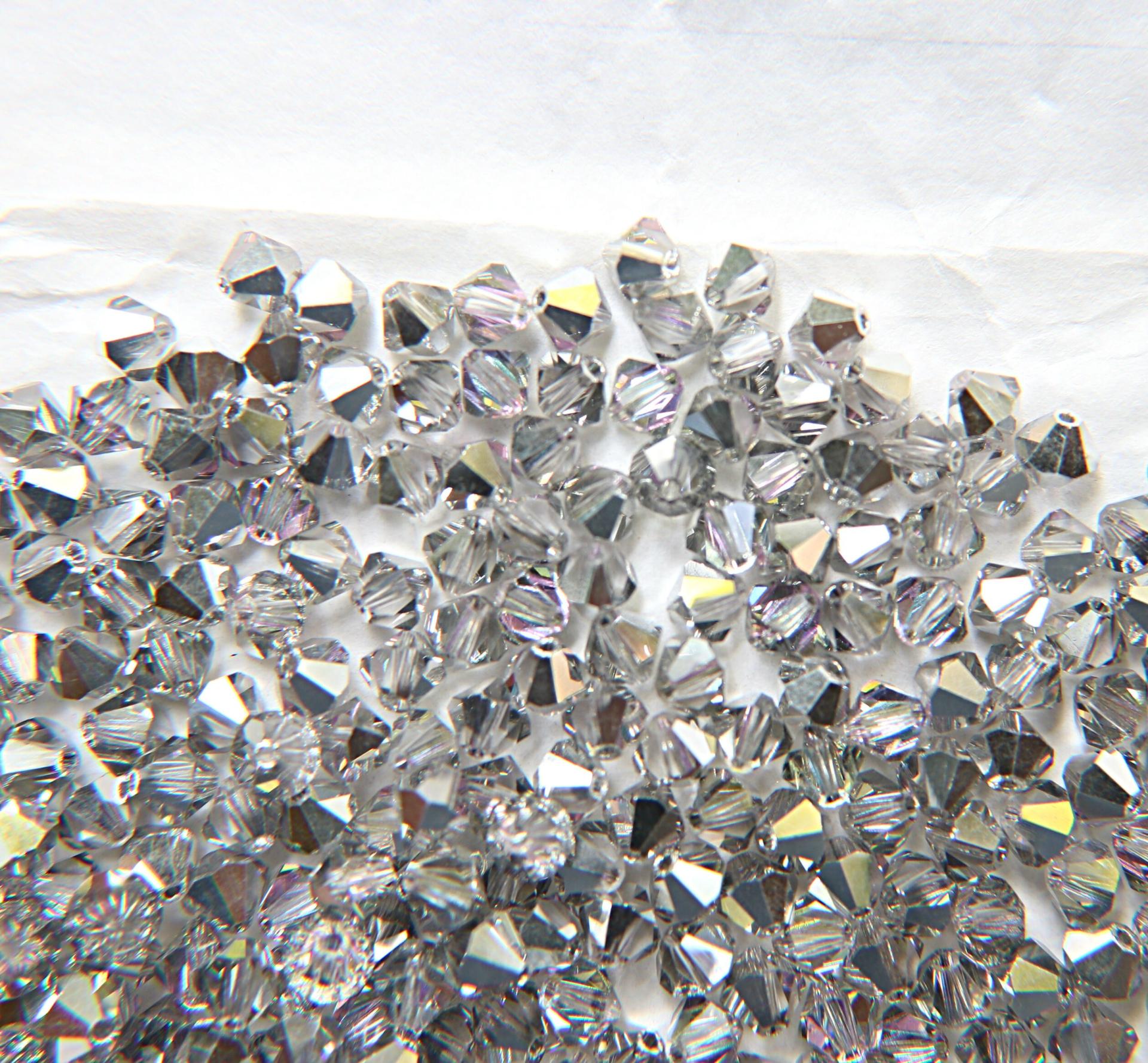 6 mm Crystal Vitrail Light Preciosa Vintage Bicones 12/36/72/144/288 Pieces Jewelry making beads Made in Czech Republic jewelry making