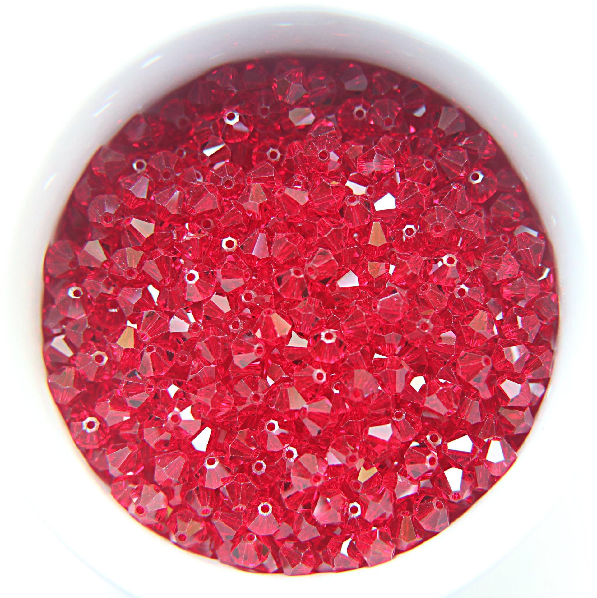 4/5mm Siam Swarovski Bicone 12/36/72/144/432/720 Pieces (208) jewelry making beads, embroidery materials, embellishment findings