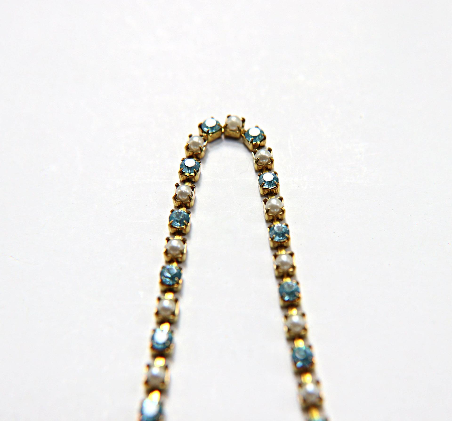 16ss Vintage Swarovski Rhinestone Chain in Aquamarine and Pearl (4mm) 0.5/1/2/5/15 Meters Wedding Bridal Supplies|Jewelry Making|Decoration