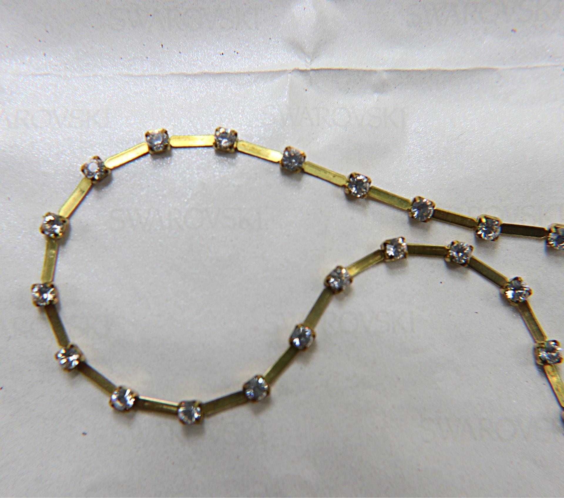 12 SS Vintage Fancy Rhinestone Chain Swarovski in Crystal 3mm 0.5/1/2/5 Meters Wedding Bridal Supplies|Jewelry Making|Decoration, vintage