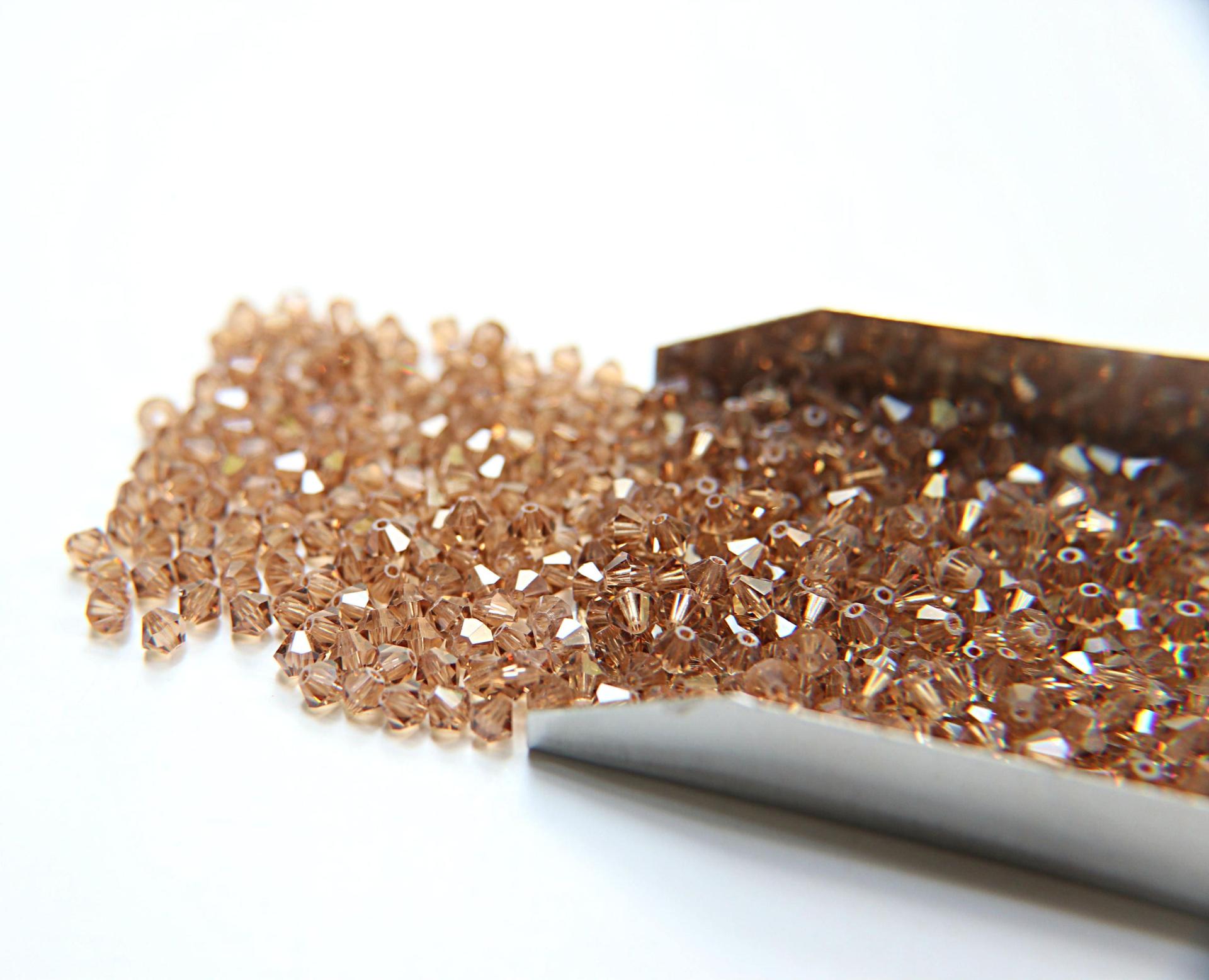 3mm Light Colorado Topaz Swarovski Bicone 36/72/144/432/720 Pieces Jewelry findings, embroidery materials, jewelry making, rare beads