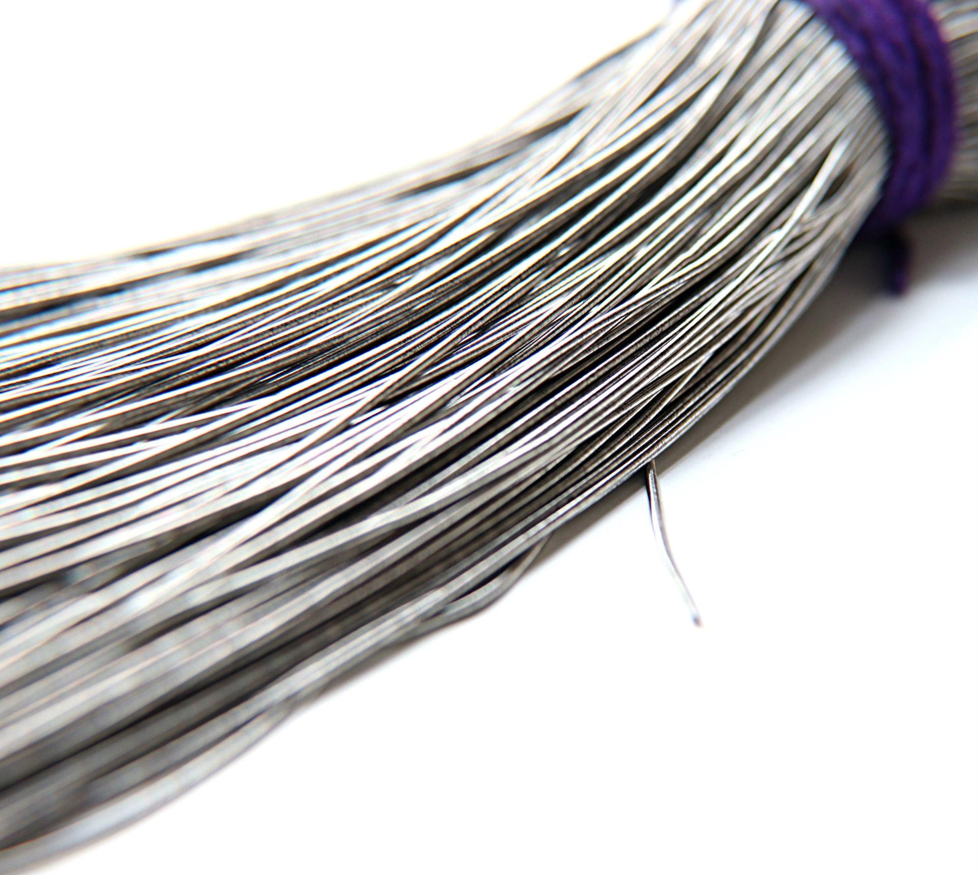 Gray Metallic Matte Finish, French Wire, Bullion Wire, Kora, Gimp Wire 50/100/200/400 Grams, Embroidery Haute Couture materials
