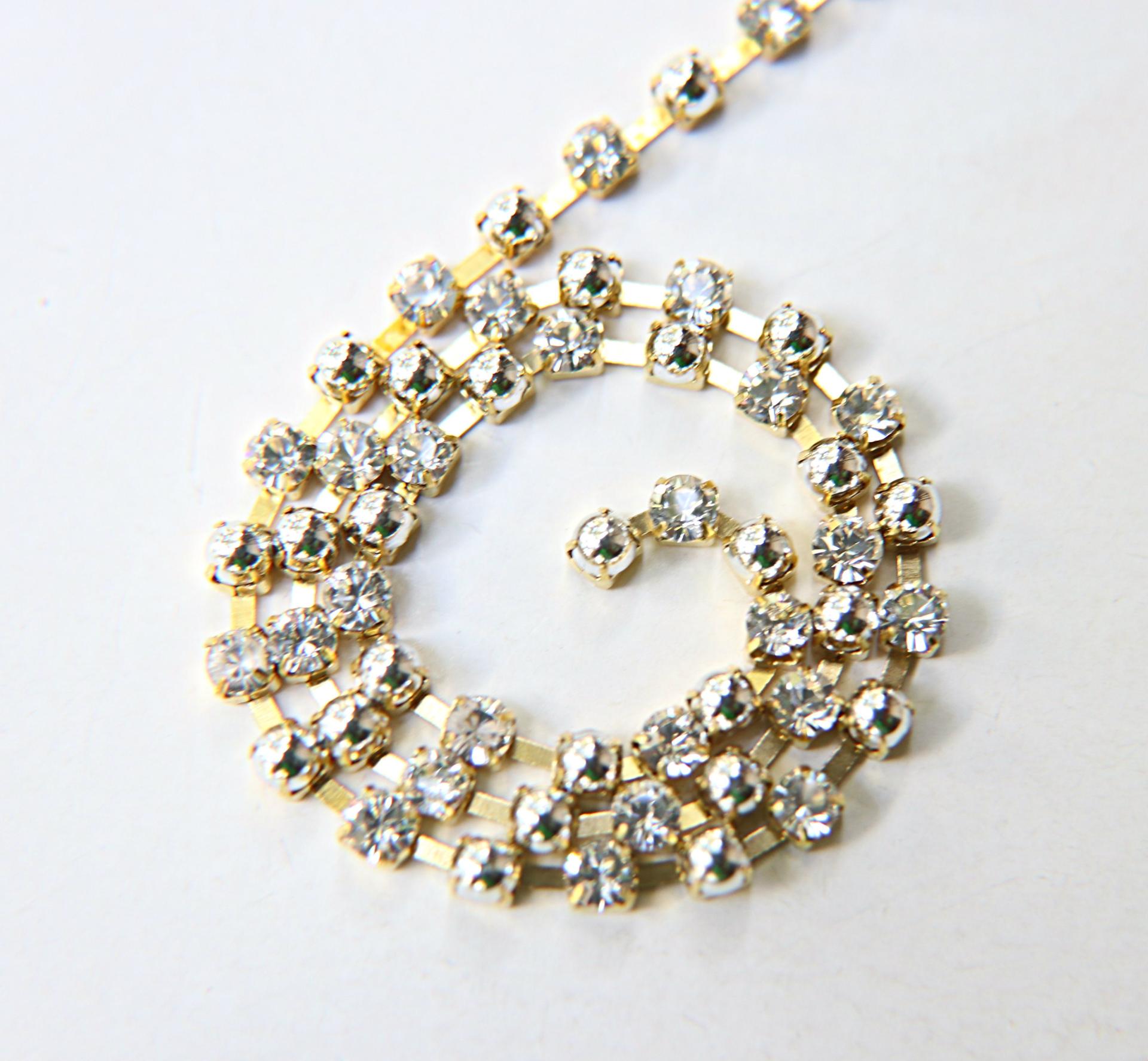 16ss Vintage Swarovski Rhinestone Chain in Crystal and Silver Pearls (4mm) 0.5/1/2/5/15 Meters Wedding Bridal Supplies|Decoration