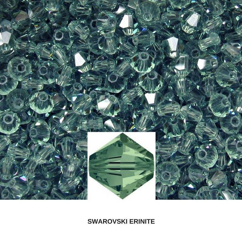 Erinite Swarovski Bicone (4mm) Beads 36/72/144/432/720 Pieces (360) loose beads embroidery material, jewelry making, couture embellishment