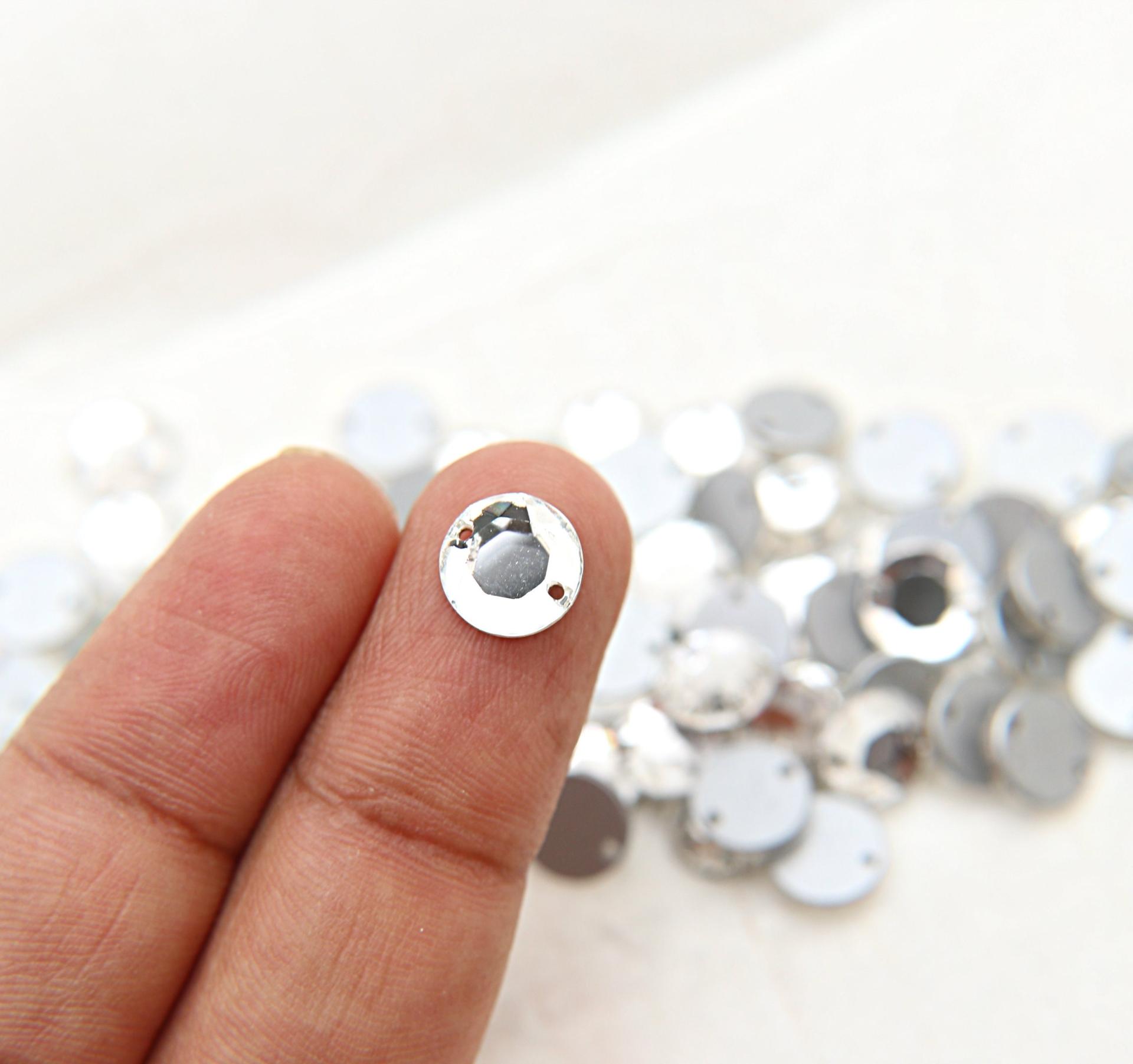 Swarovski 9/11mm Table cut Sew-On Bead 3202/2, embroidery, jewelry parts 6/12/72 pieces jewelry making, couture embellishments, embroidery