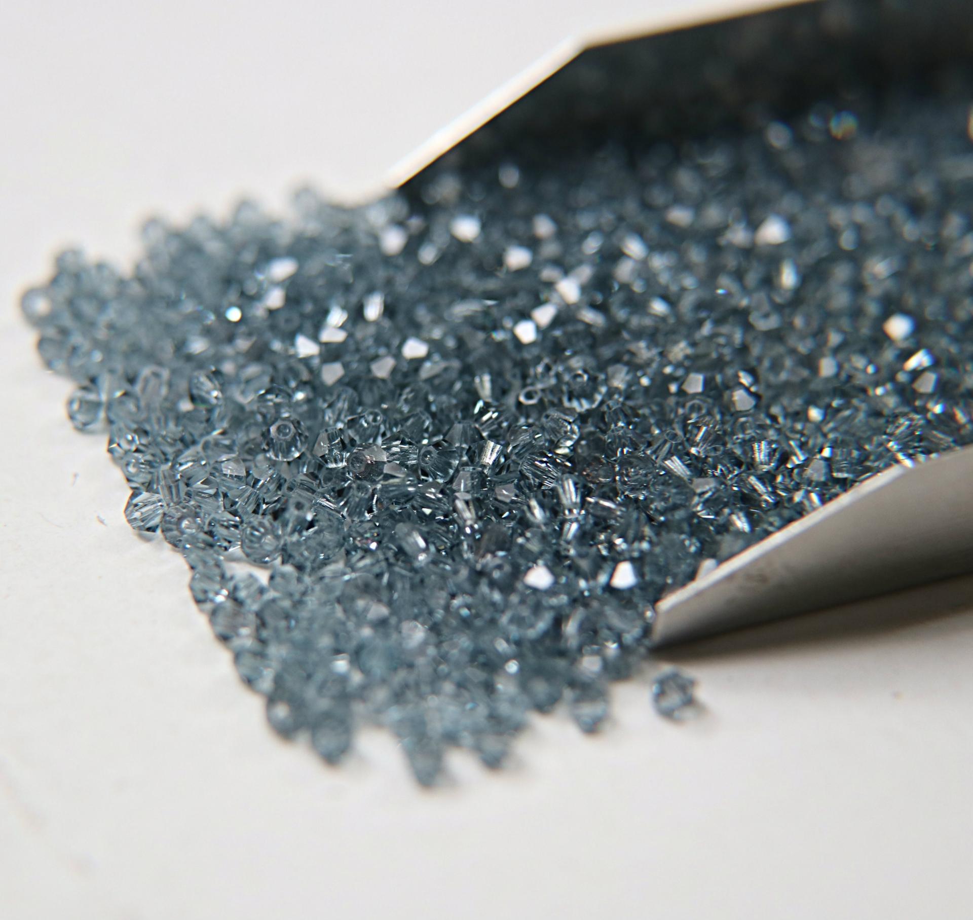 3mm Indian Sapphire Swarovski Bicone loose beads 36/72/144/432/720 Pieces (515) jewelry making, embroidery materials