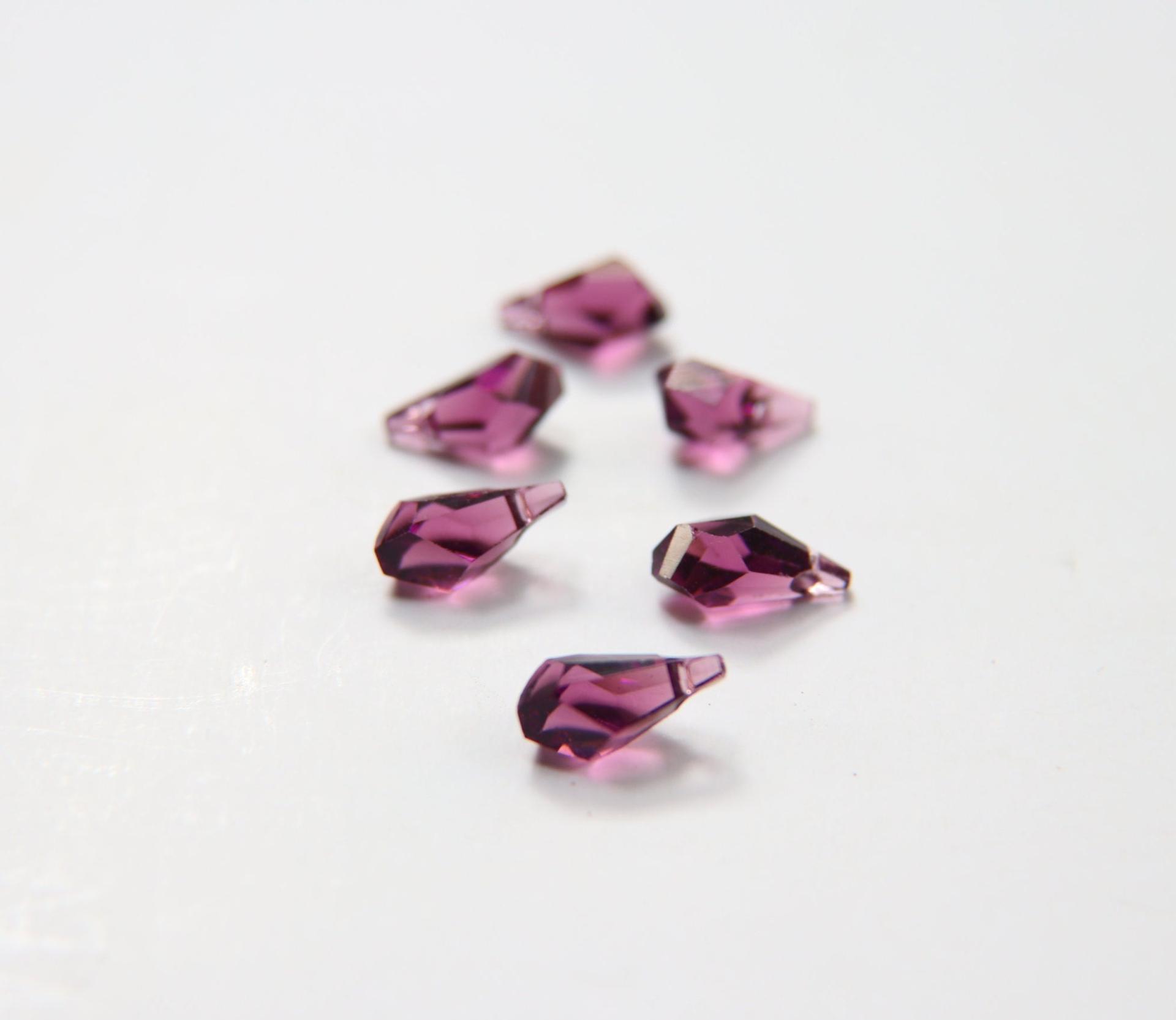 13mm 6015 Swarovski Pendants (10 Colors) Fancy Polygon Teardrop drop Pendant 2/6/12/36 Pieces