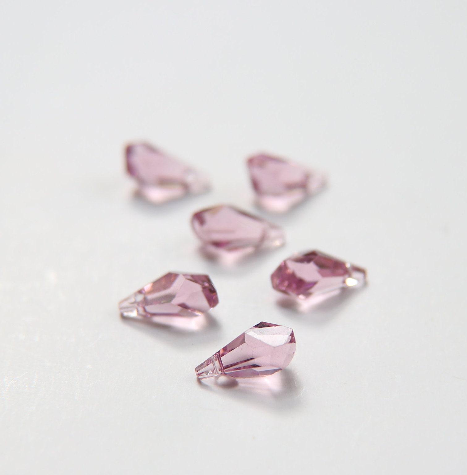 13mm 6015 Swarovski Pendants (10 Colors) Fancy Polygon Teardrop drop Pendant 2/6/12/36 Pieces