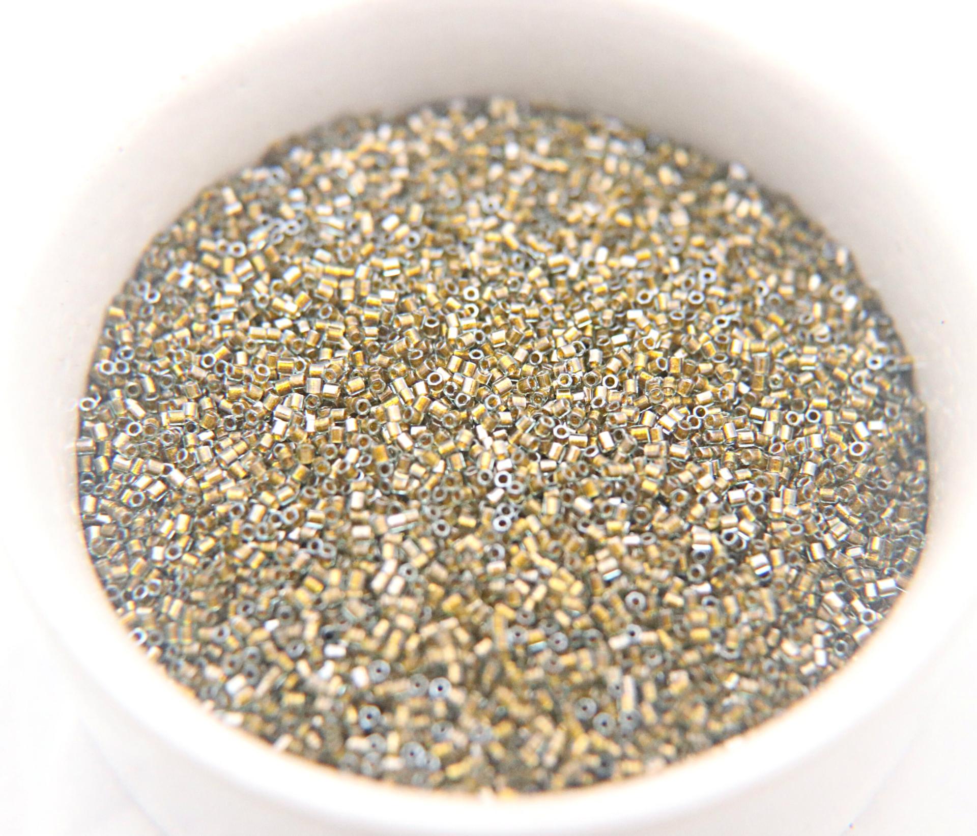 15/0 MIYUKI Hex Olive green crystal Japanese Beads 10/20/50/100 Grams embroidery materials, jewelry making beads, rare jewelry findings