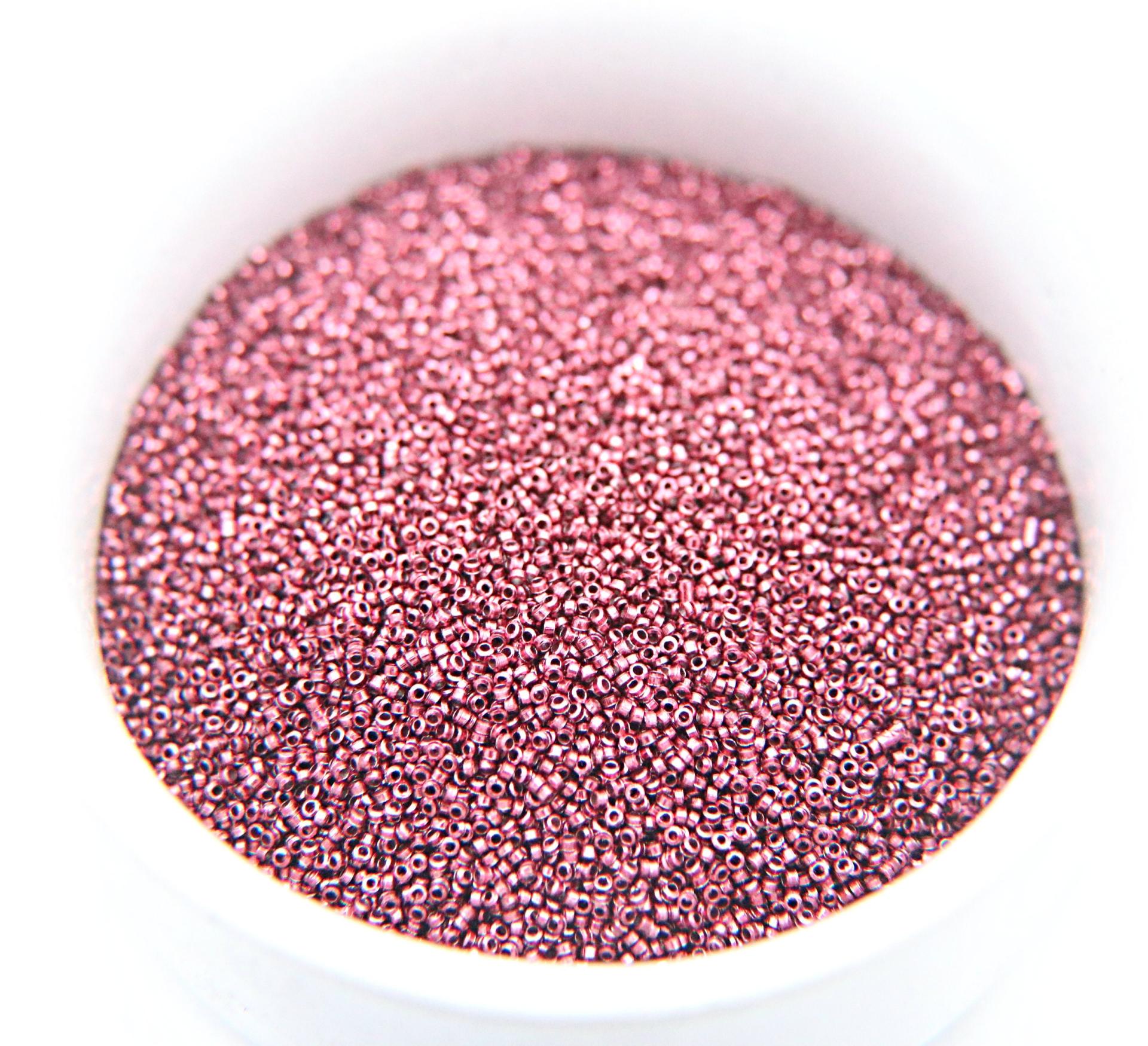 1mm Micro Rosewood Metallic Plated Tube Beads 5/10/100/500 Grams High Quality Nail Art decoration / Haute Couture Embroidery / Doll Making