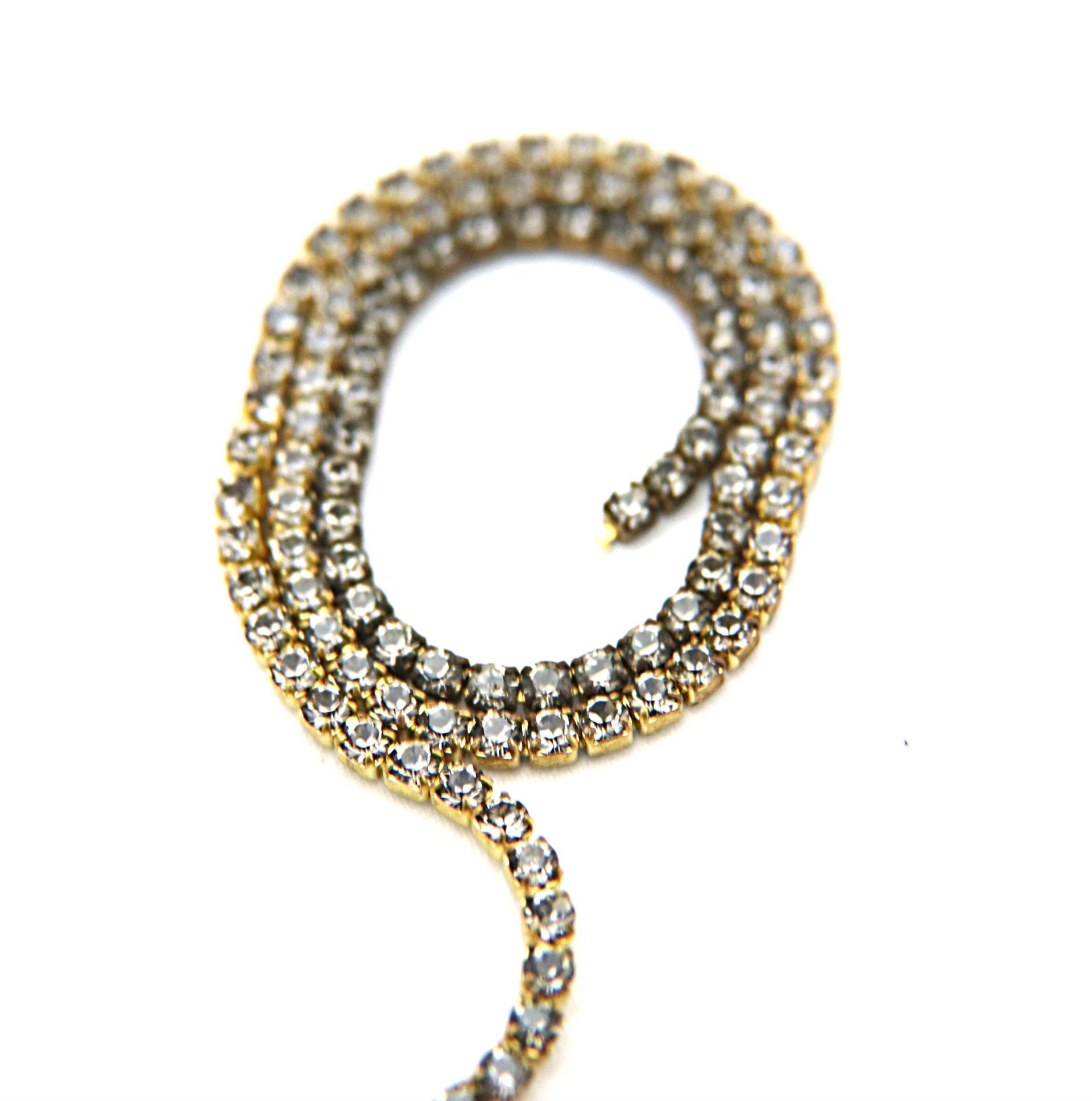 10ss Swarovski Close Cup Chain in Black Diamond 2.8mm Made in Austria 0.5/1/2/5 Meters rare couture materials