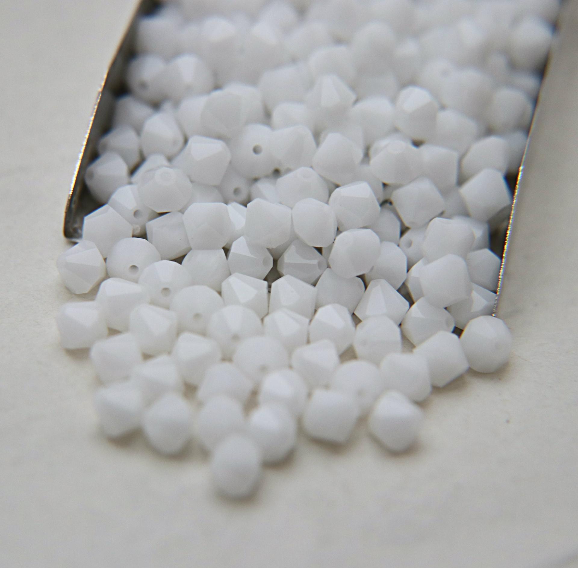 3MM White Alabaster Swarovski Bicone 36/72/144/432/720 Pieces (281) Jewelry findings, embroidery materials, jewelry making, rare beads