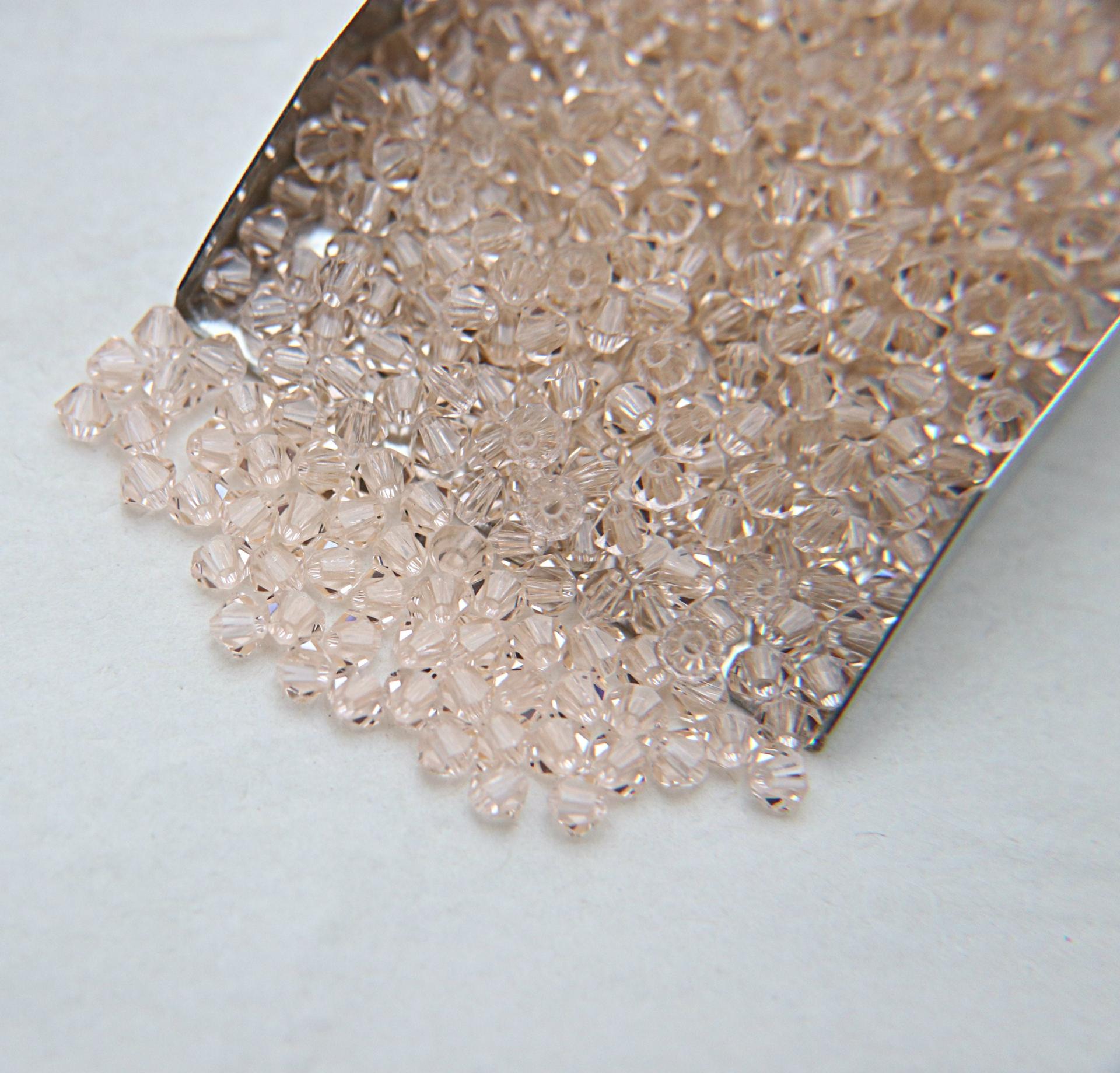 4/5 mm Silk Swarovski Bicone BEADS 36/72/144/432/720 Pieces embroidery materials, craft vintage findings, wedding embellishments