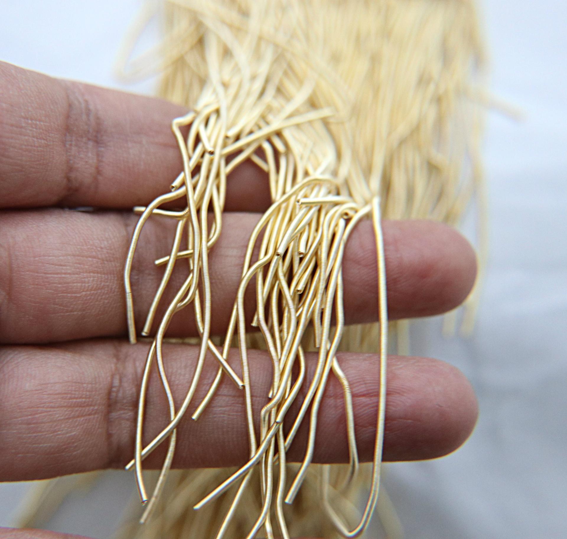 Dull Gold Metallic French Wire, Bullion Wire, Gimp Wire 50/100/200/400 Grams, embroidery threads, couture materials