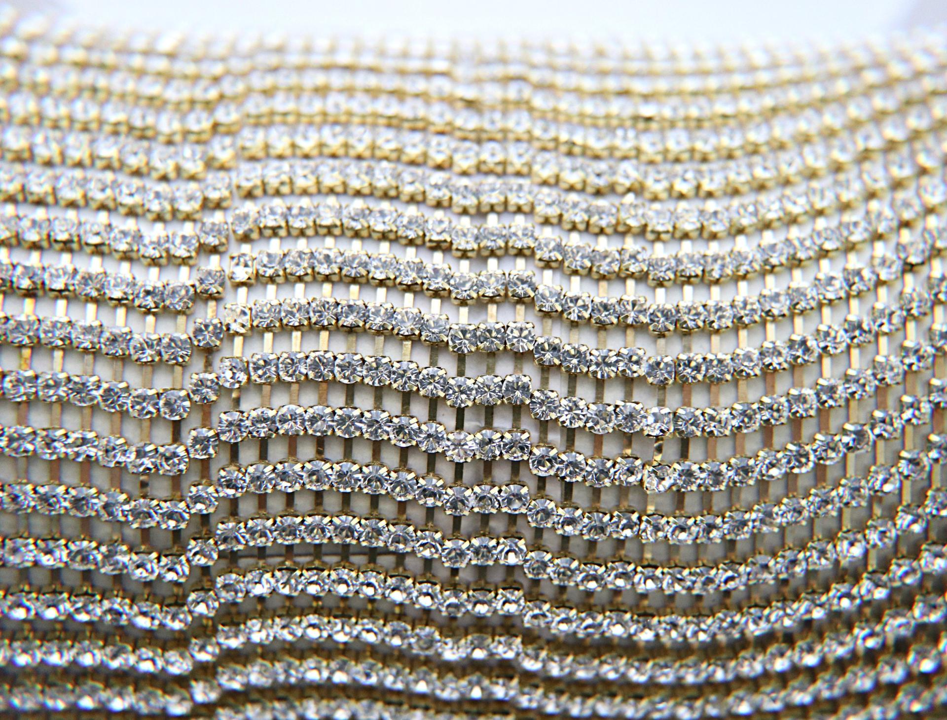 10ss/12ss Swarovski Close Cup Chain in Crystal Xillion Made in Austria 0.5/1/2/5 Meters rare couture material Bridal Supplies|Jewelry Making