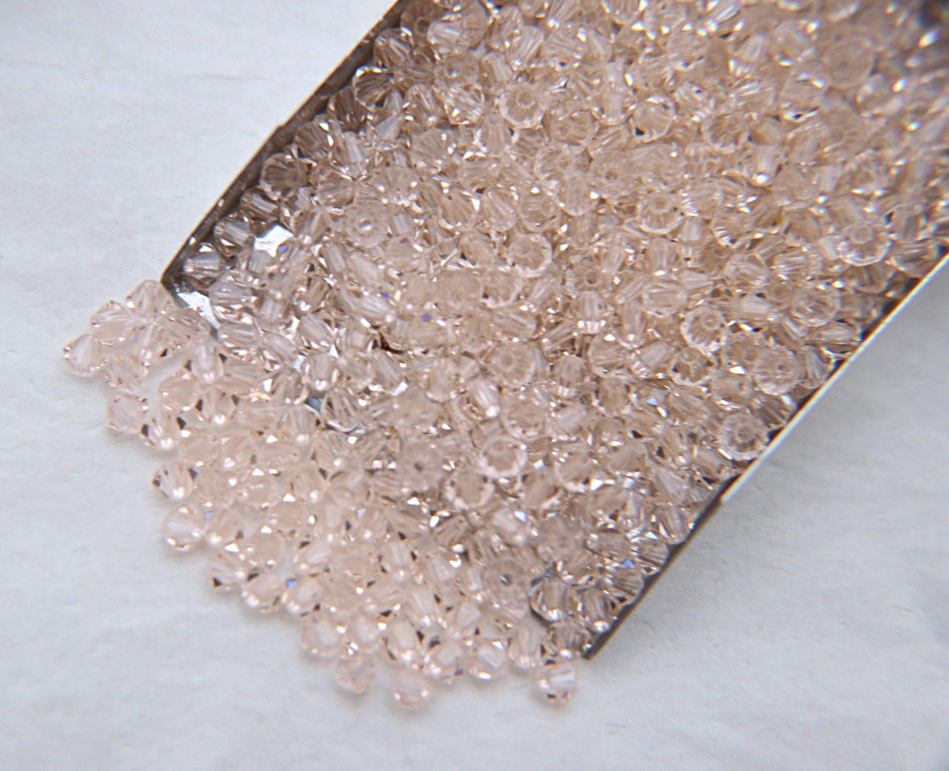 4/5 mm Silk Swarovski Bicone BEADS 36/72/144/432/720 Pieces embroidery materials, craft vintage findings, wedding embellishments