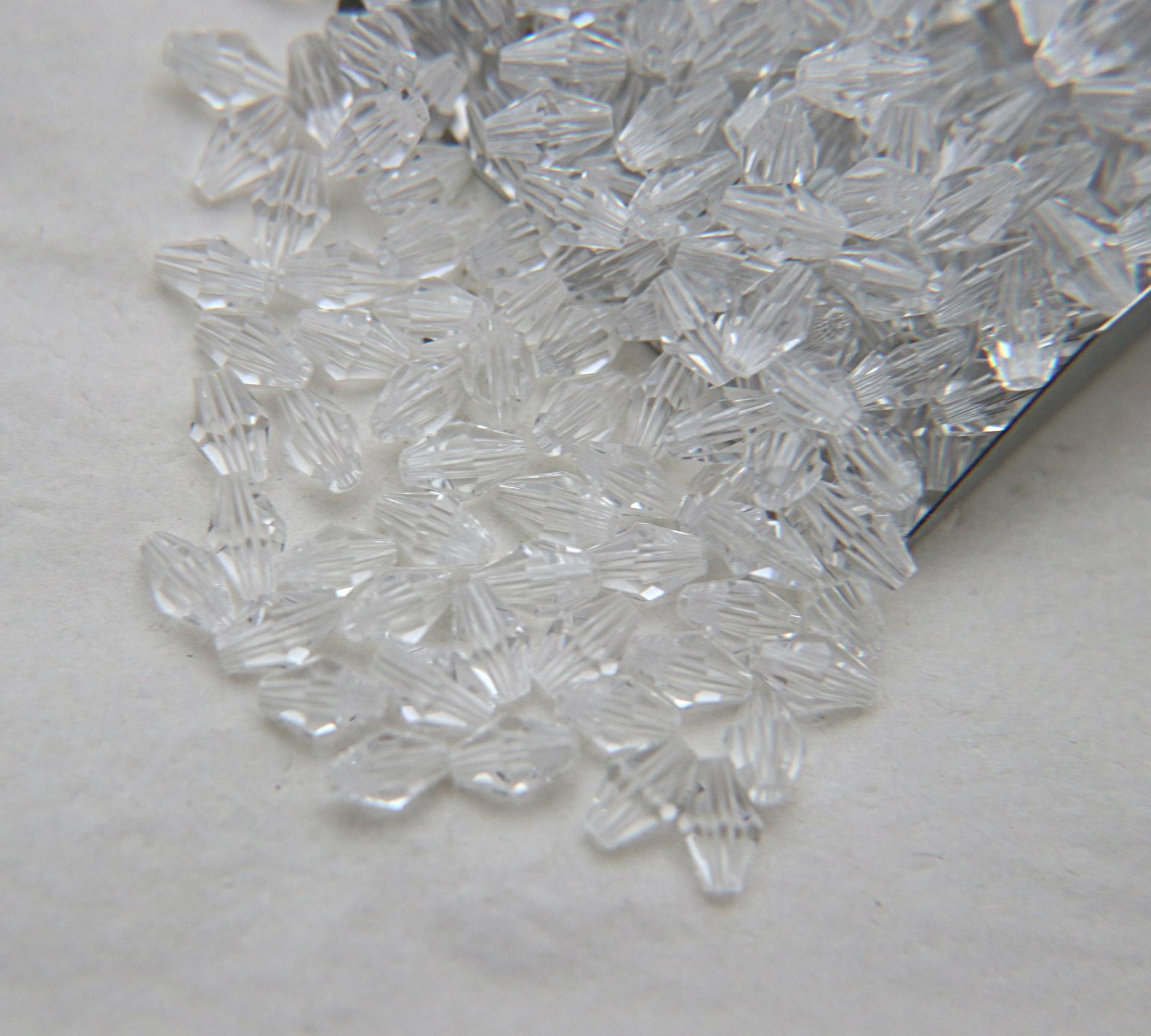 Swarovski 5205 7x5mm Crystal Elongated Bicone 20/72/144/432/1000 Pieces jewelry making Vintage beads embroidery materials, jewelry making