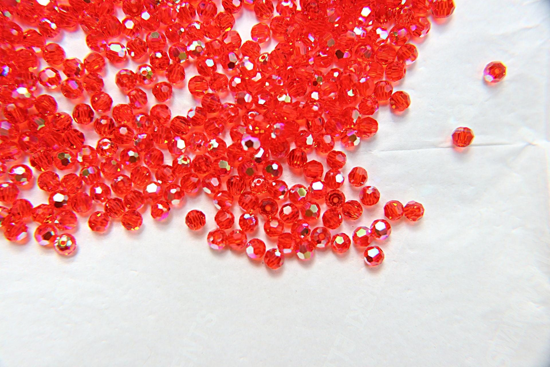4mm Swarovski 5000 33 Colors Faceted Round Beads 6/12/36/72/144/288/720/1440 Pieces Jewelry making beads, ROUND BEADS, vintage rare findings