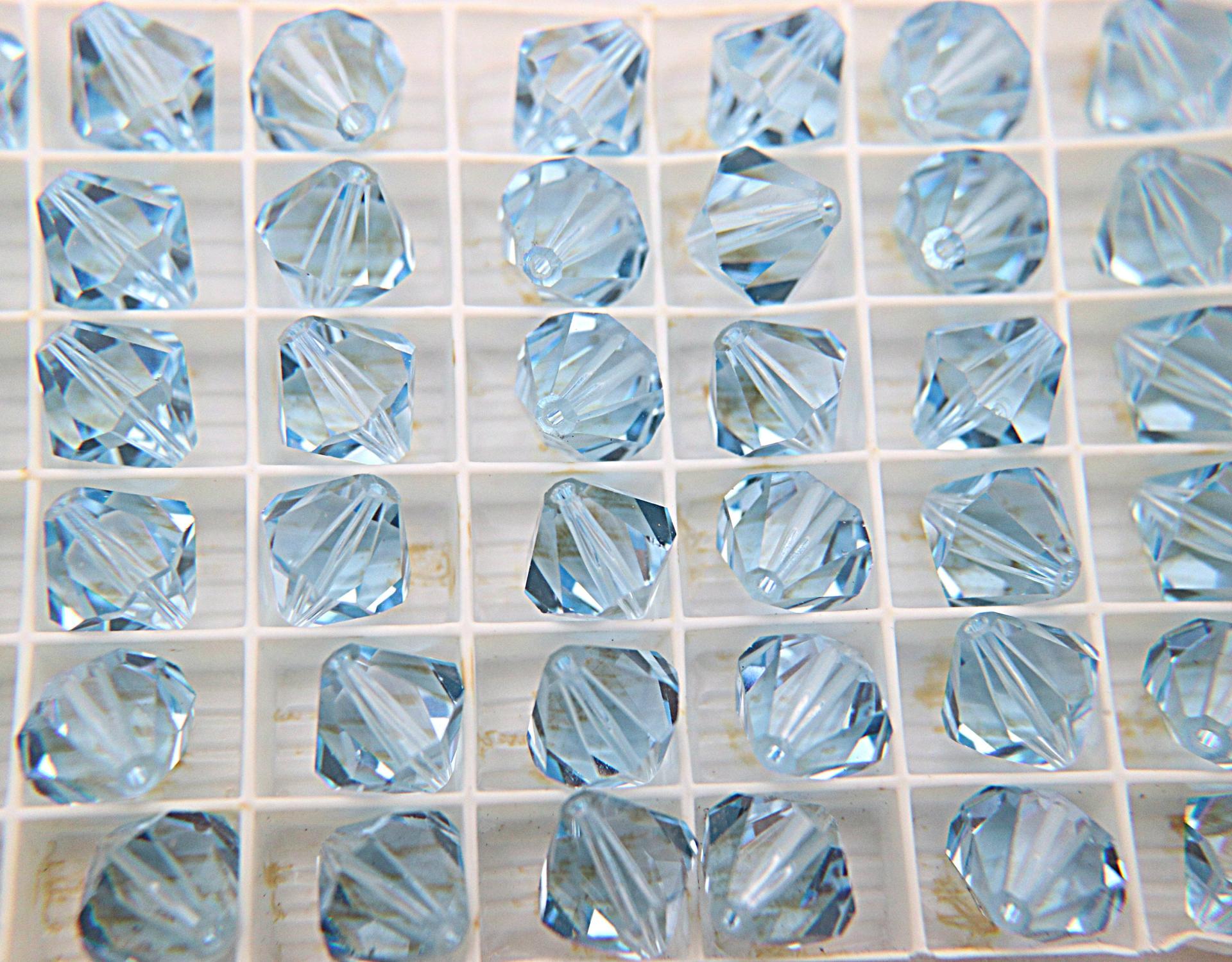 12mm Swarovski 5301 Faceted rare vintage Bicone Beads (11 Colors) 6/12/48 Pieces Jewelery making beads, embellishments, premium rare beads
