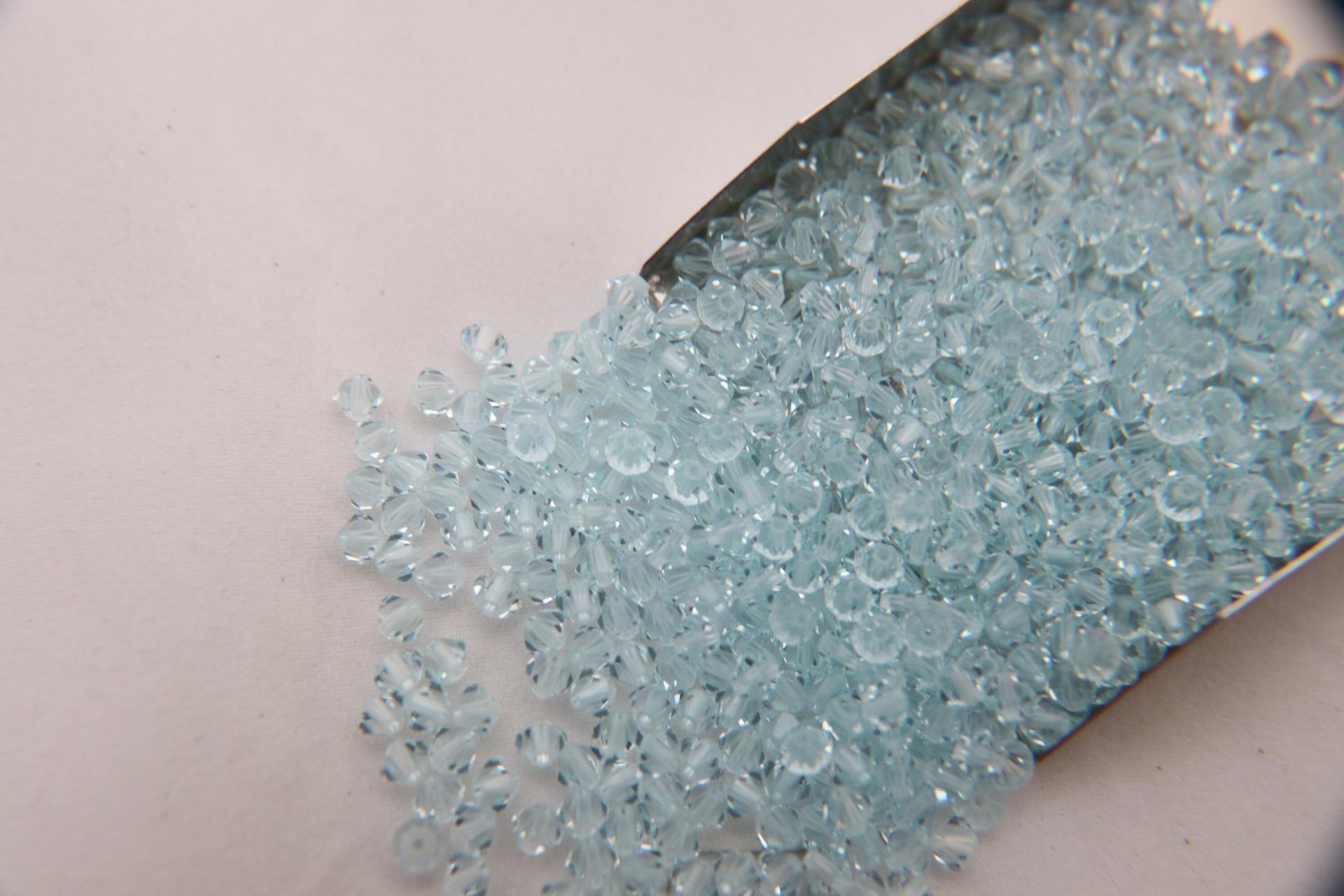 Light Azore Swarovski Bicone (4mm) beads Cuts 72/144/432/1000 Pieces (361) jewelry supplies, embroidery materials