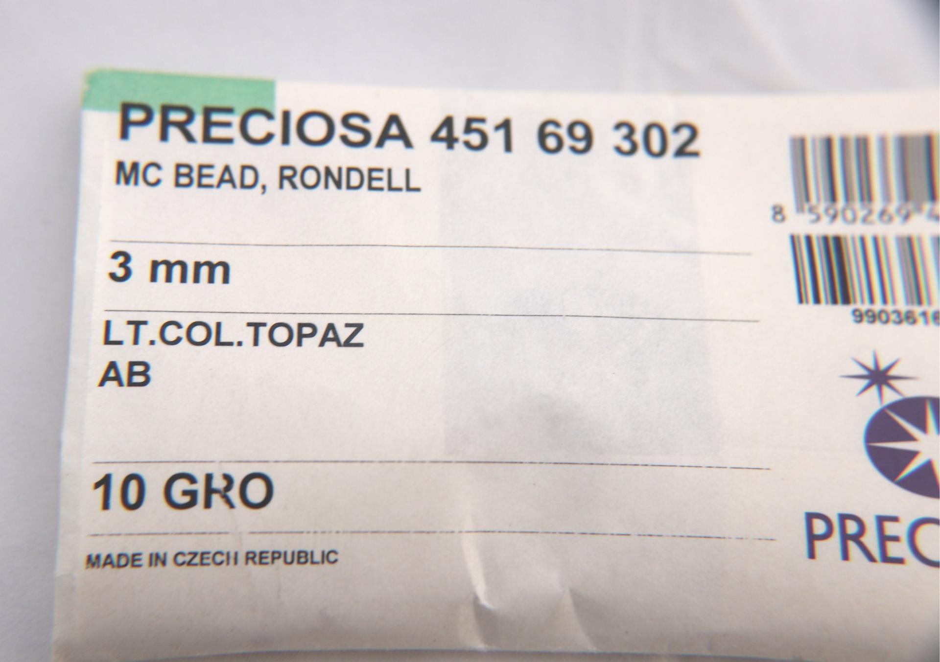 3mm Preciosa Light Colorado Topaz AB rainbow Bicones beads 36/72/144/432/720 Pieces jewelry making findings, embroidery materials, couture