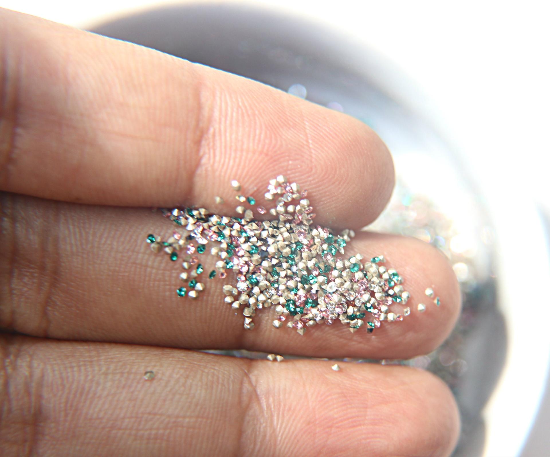 Swarovski Crystal PP3 1mm Xilion Mix COLORS 1028 Chatons 72/144/720/1440/7200 Pieces Vintage Swarovski, Crystal Clay, nail art